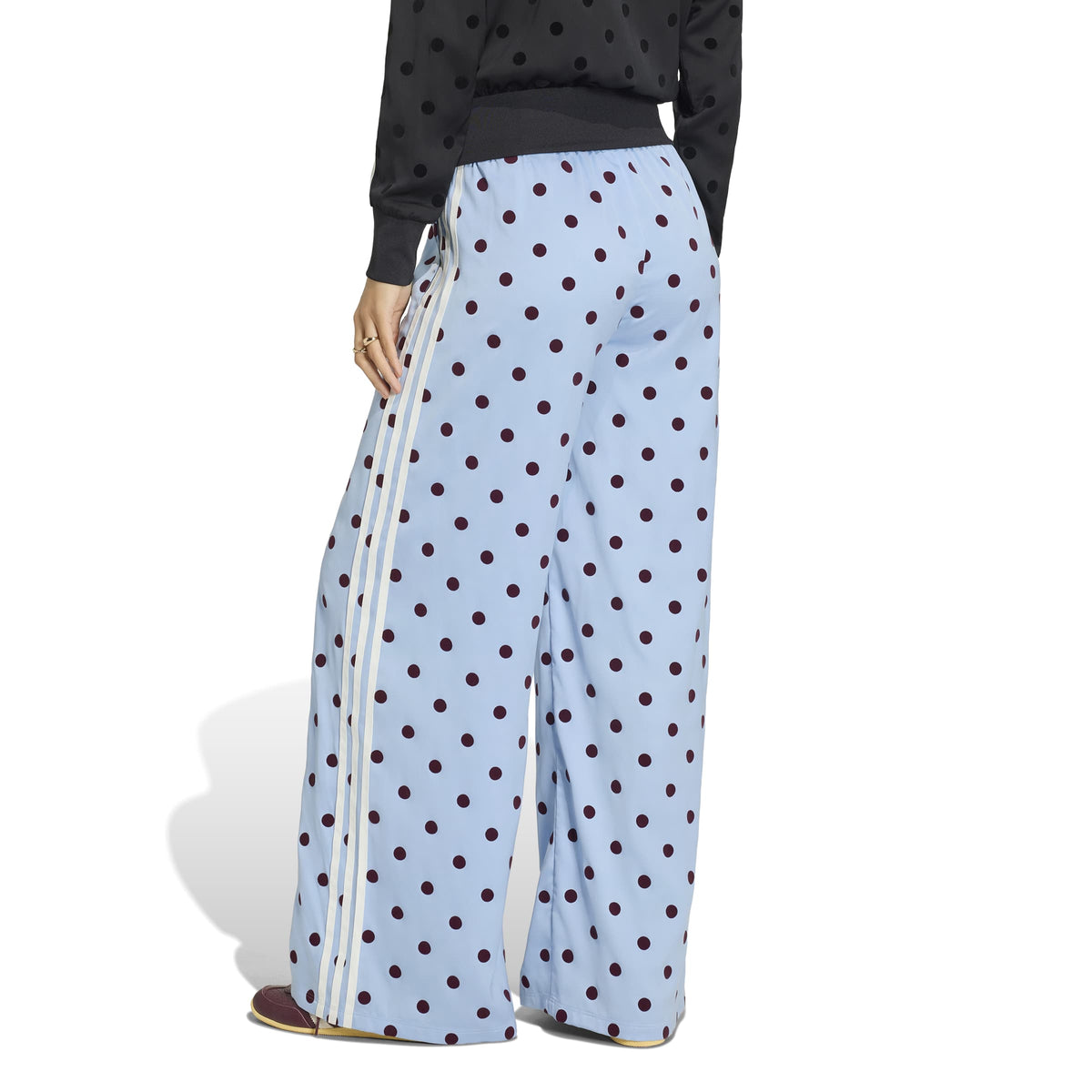 SATIN POLKA DOTS מכנסיים ארוכים