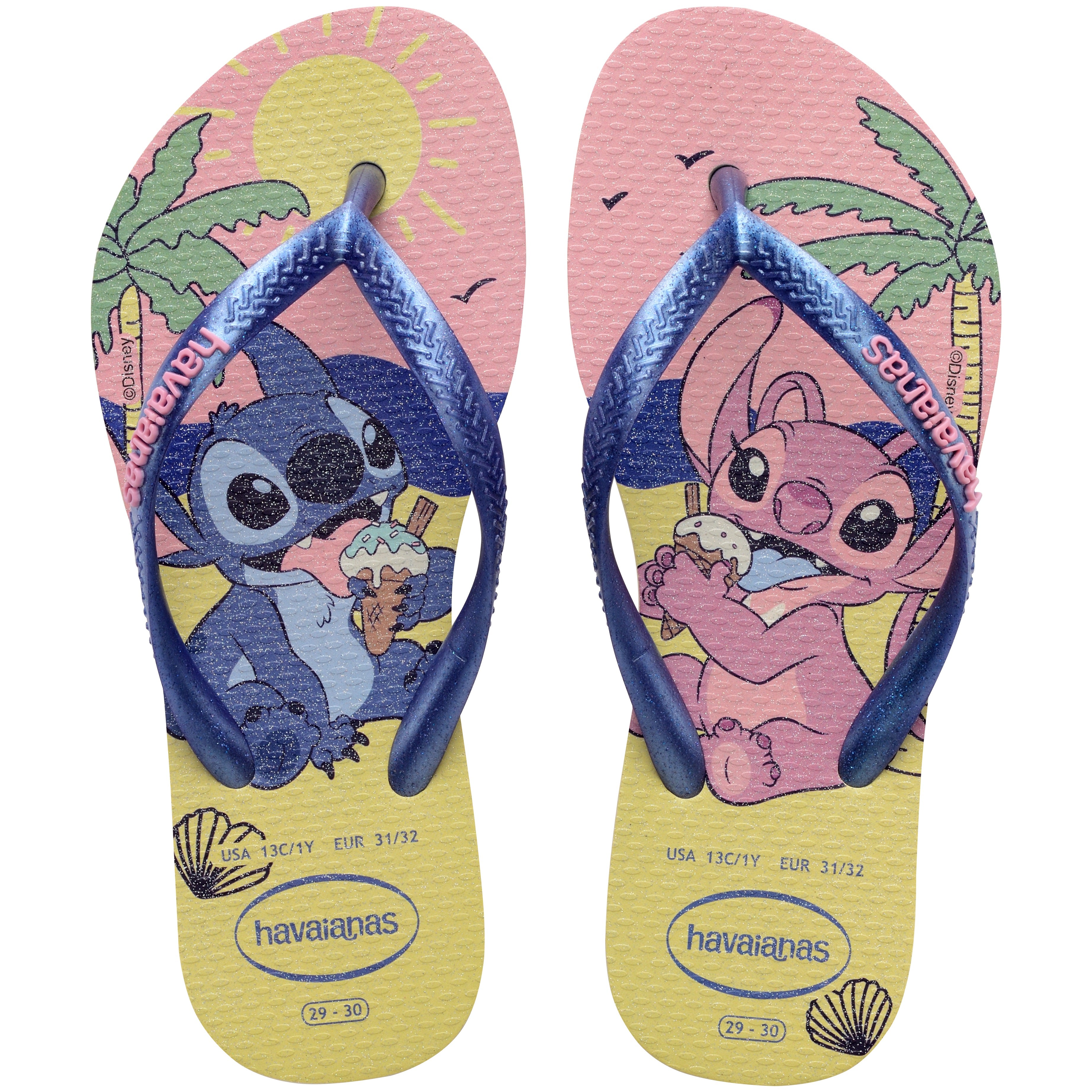 KIDS SLIM DISNEY CREAM כפכפי