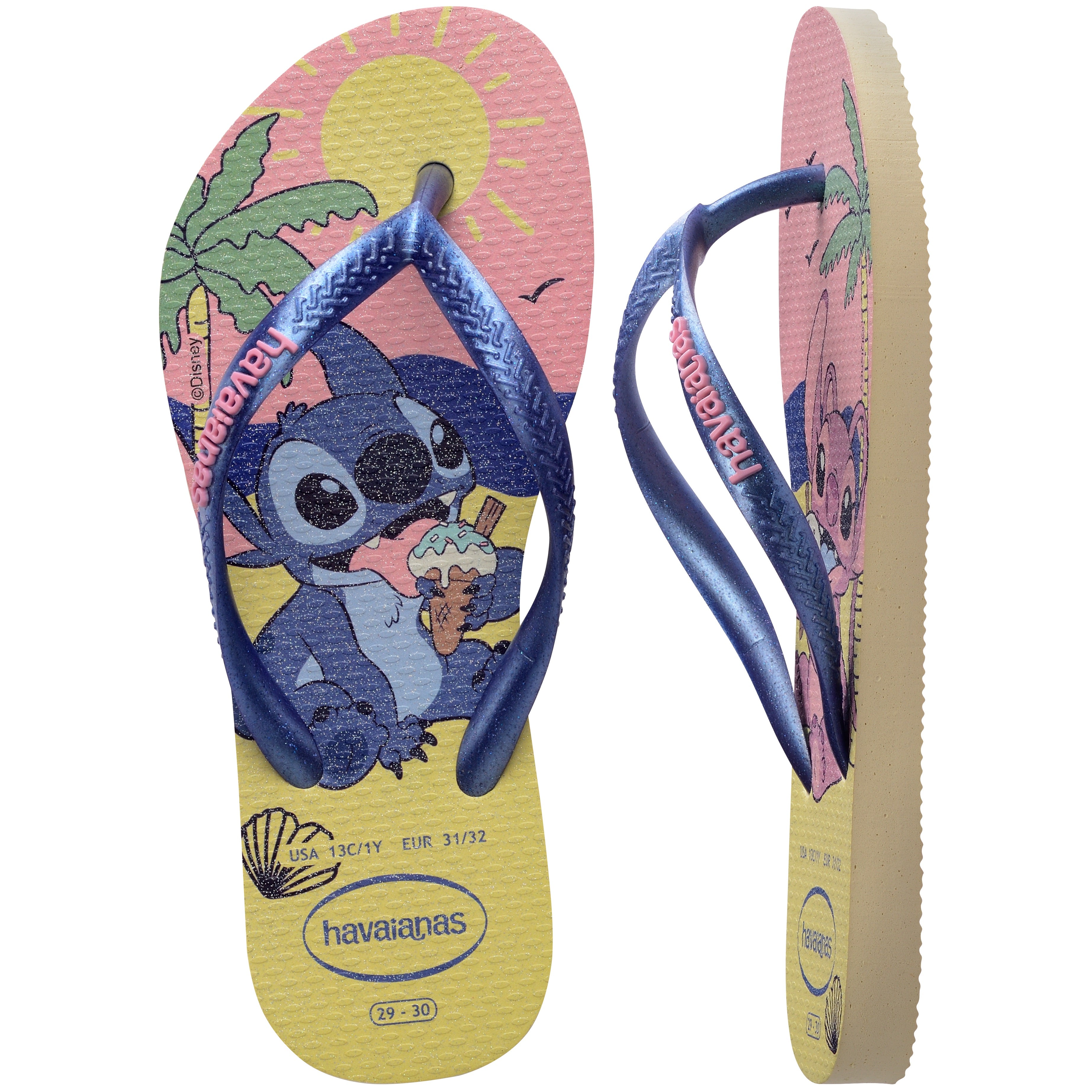 KIDS SLIM DISNEY CREAM כפכפי