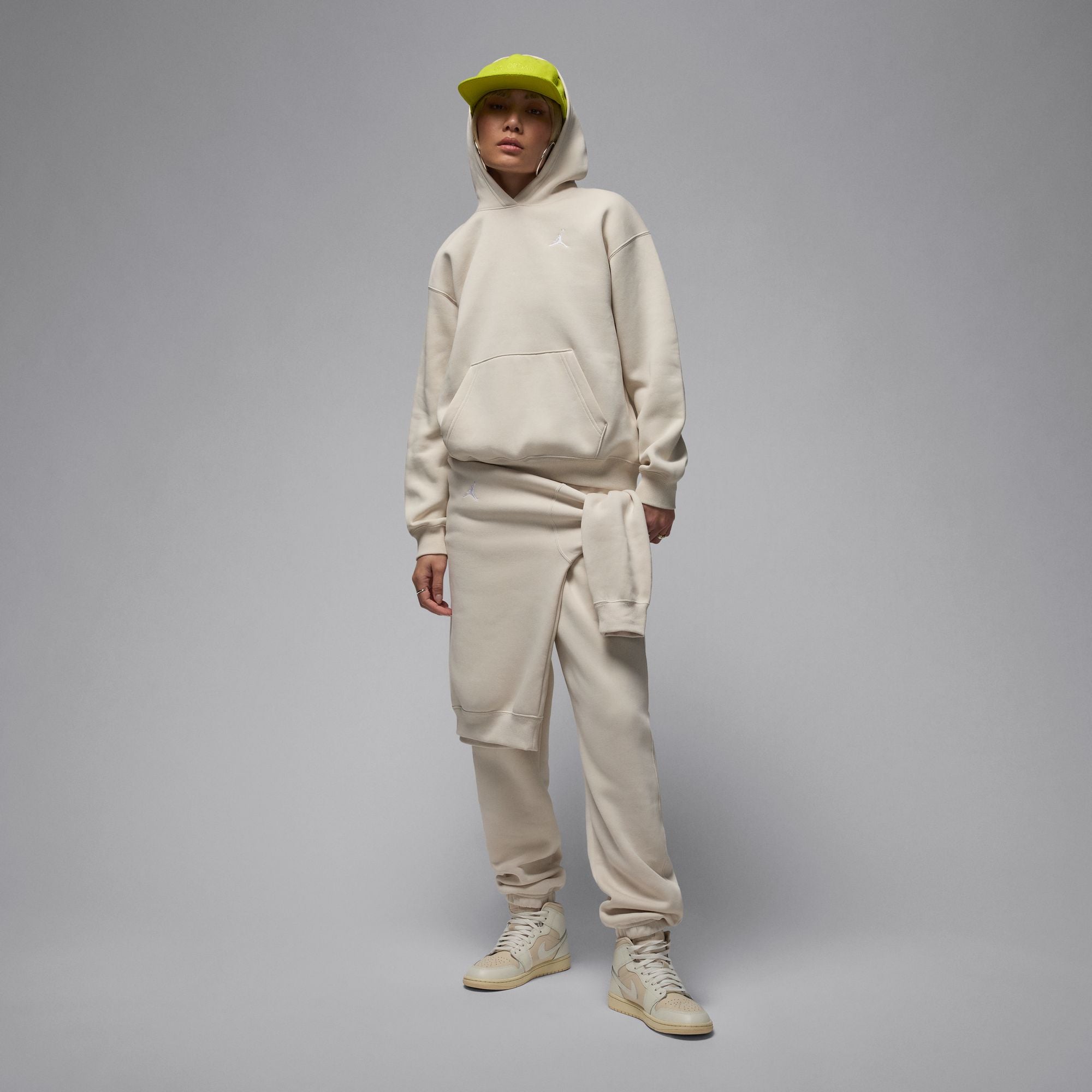 JORDAN BROOKLYN FLEECE קפוצ'ון