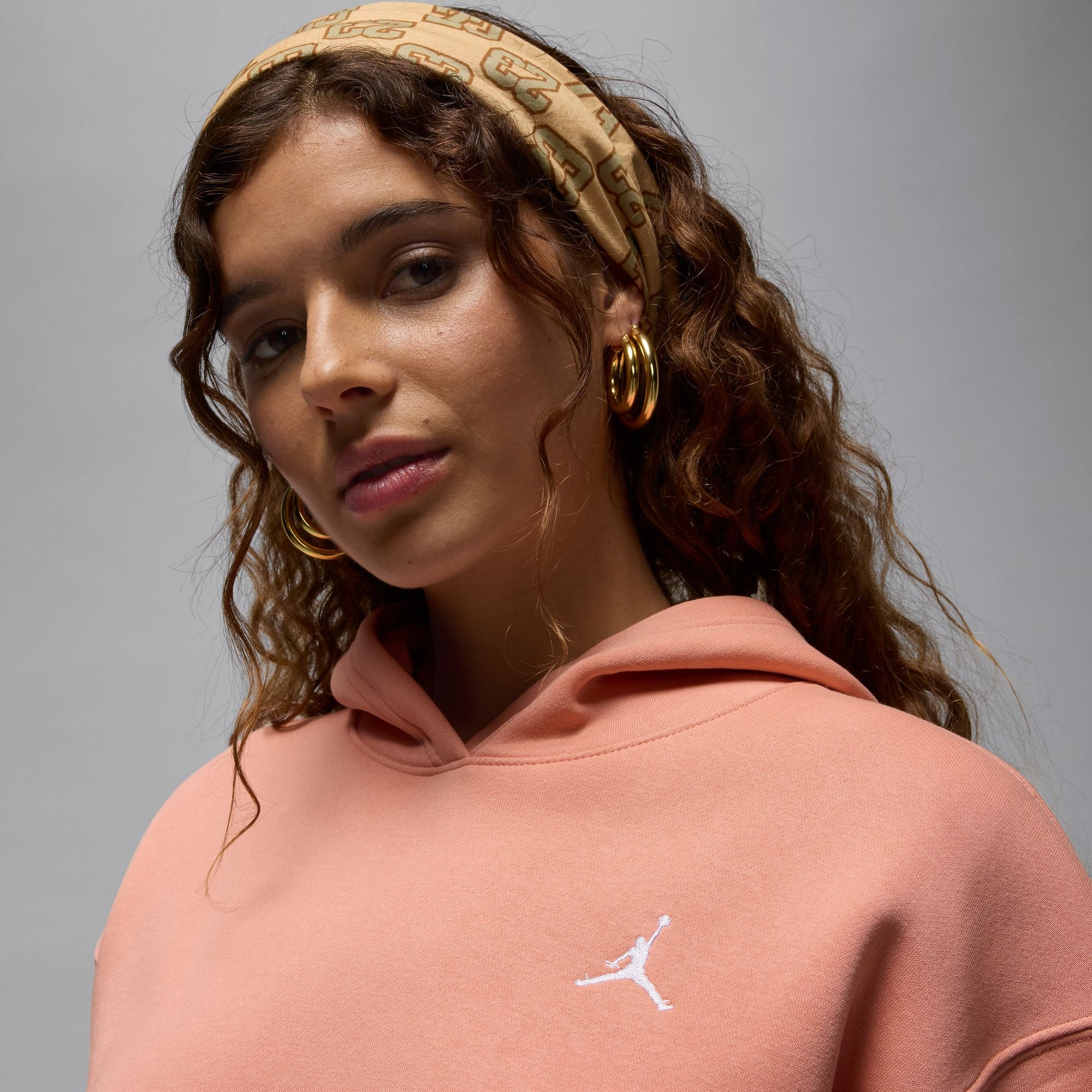 JORDAN BROOKLYN FLEECE קפוצ'ון