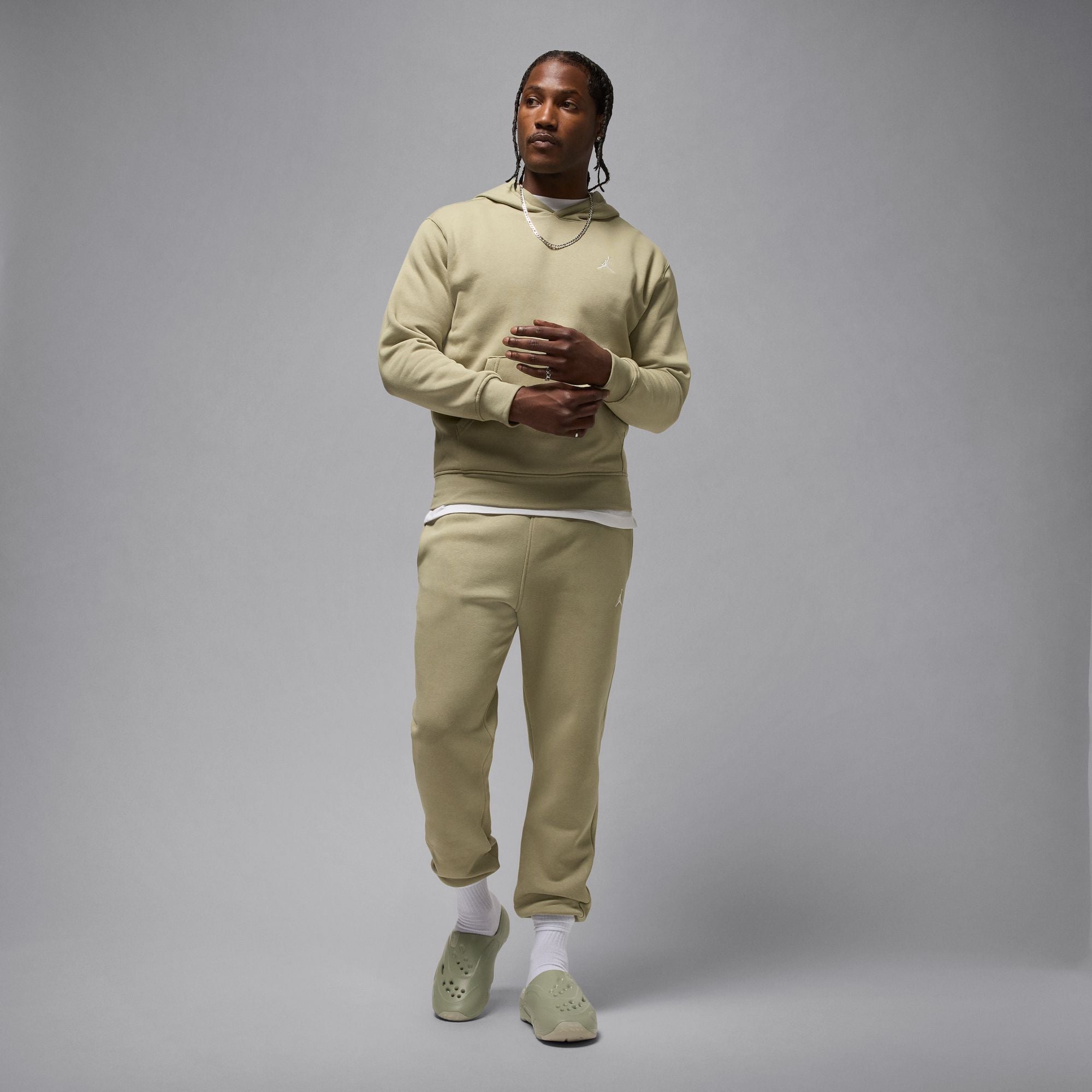 JORDAN BROOKLYN FLEECE קפוצ'ון