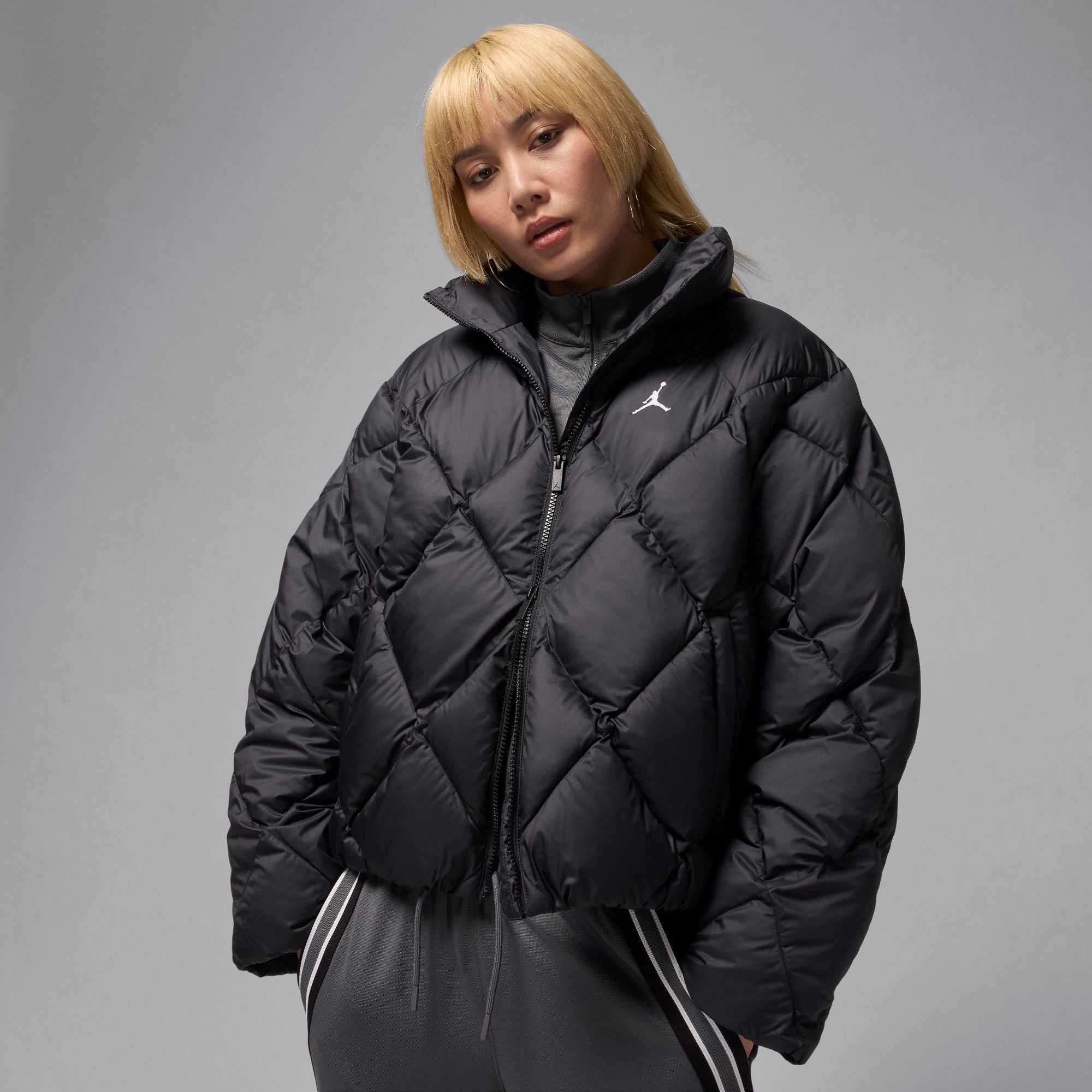 QUILTED PUFFER ז'קט
