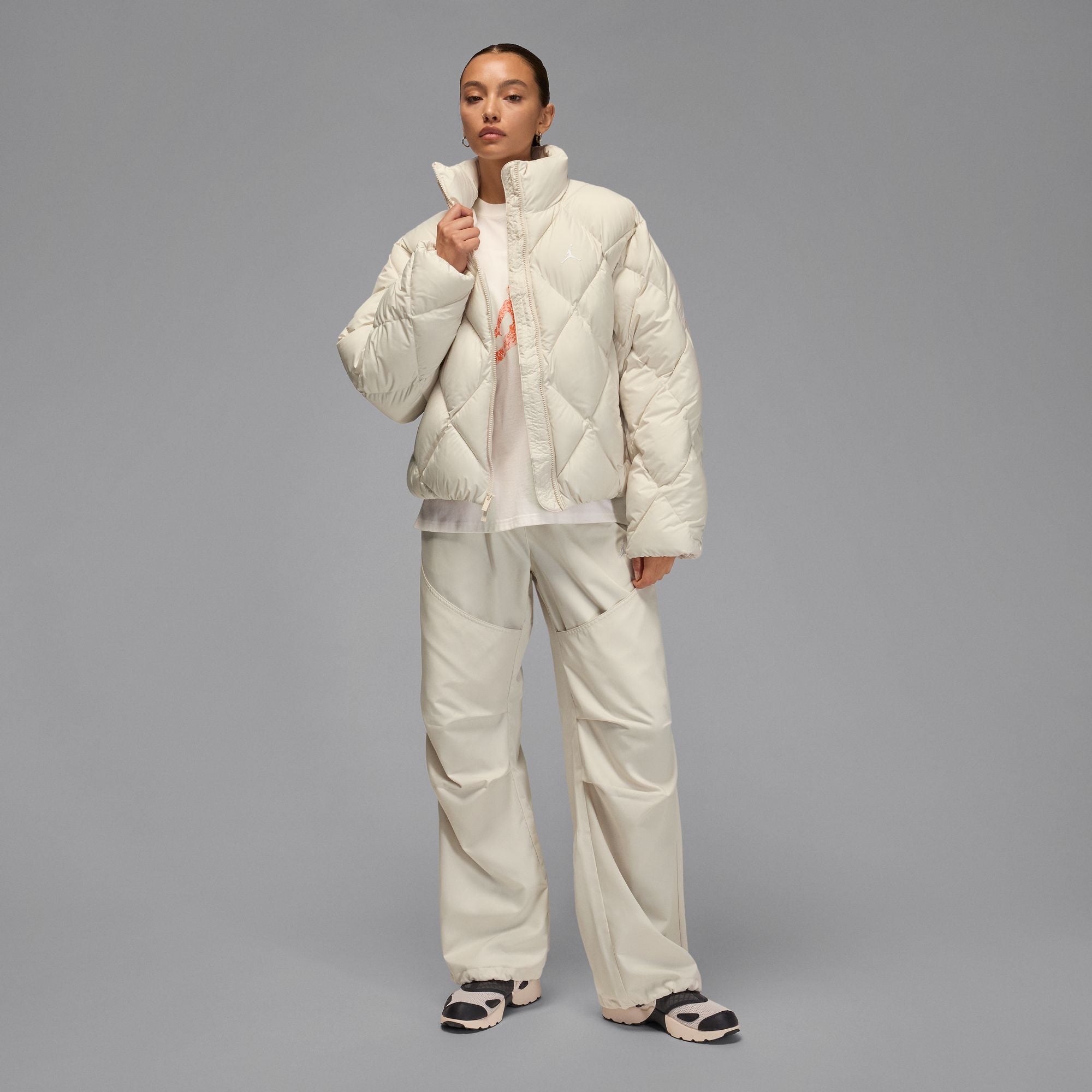 QUILTED PUFFER מעיל