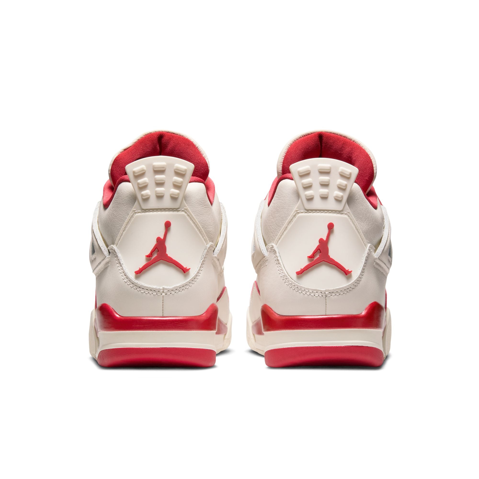 Air Jordan 4 Retro "Pale Ivory and Tough Red" סניקרס