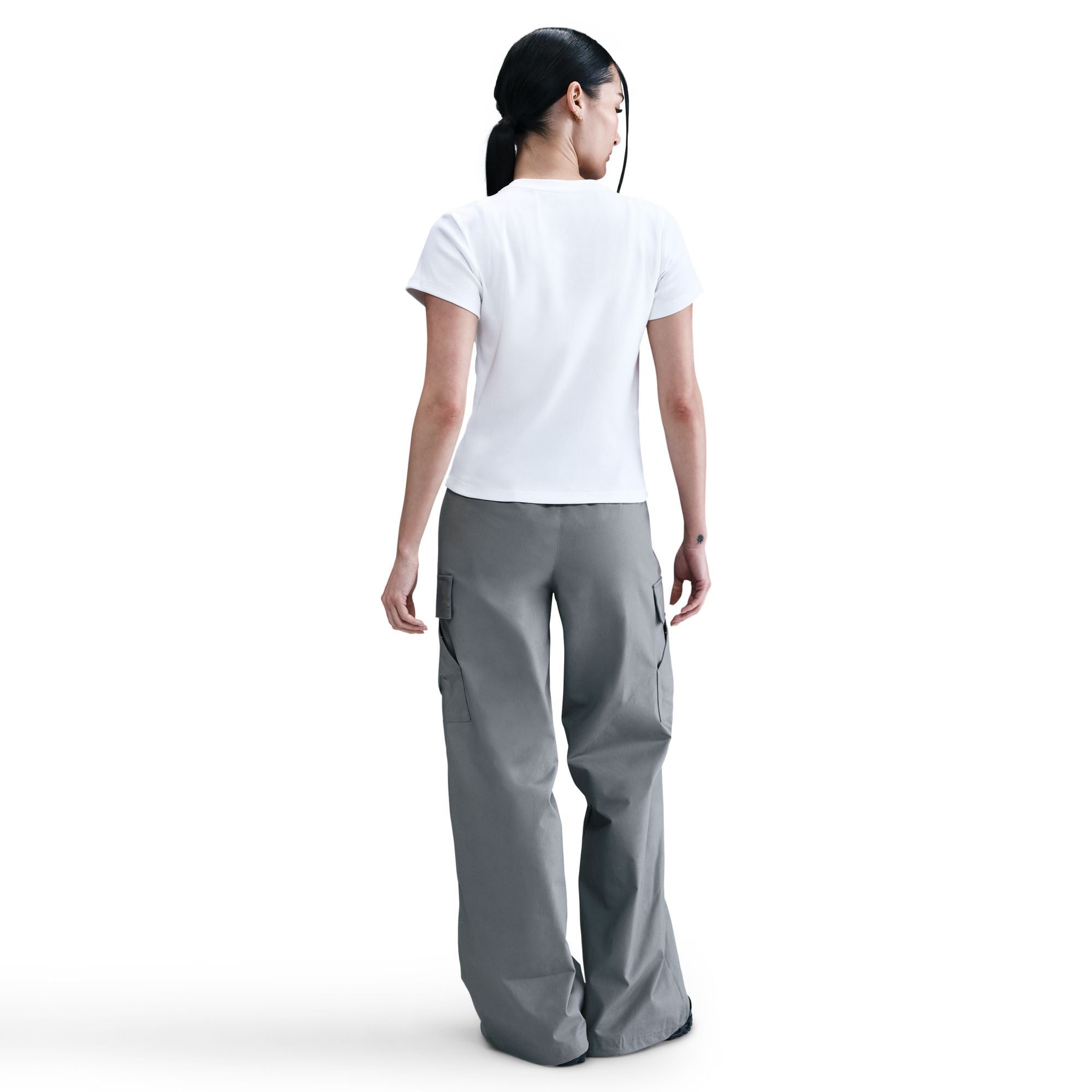 TIGHT RIBBED SHORT SLEEVE חולצת טי