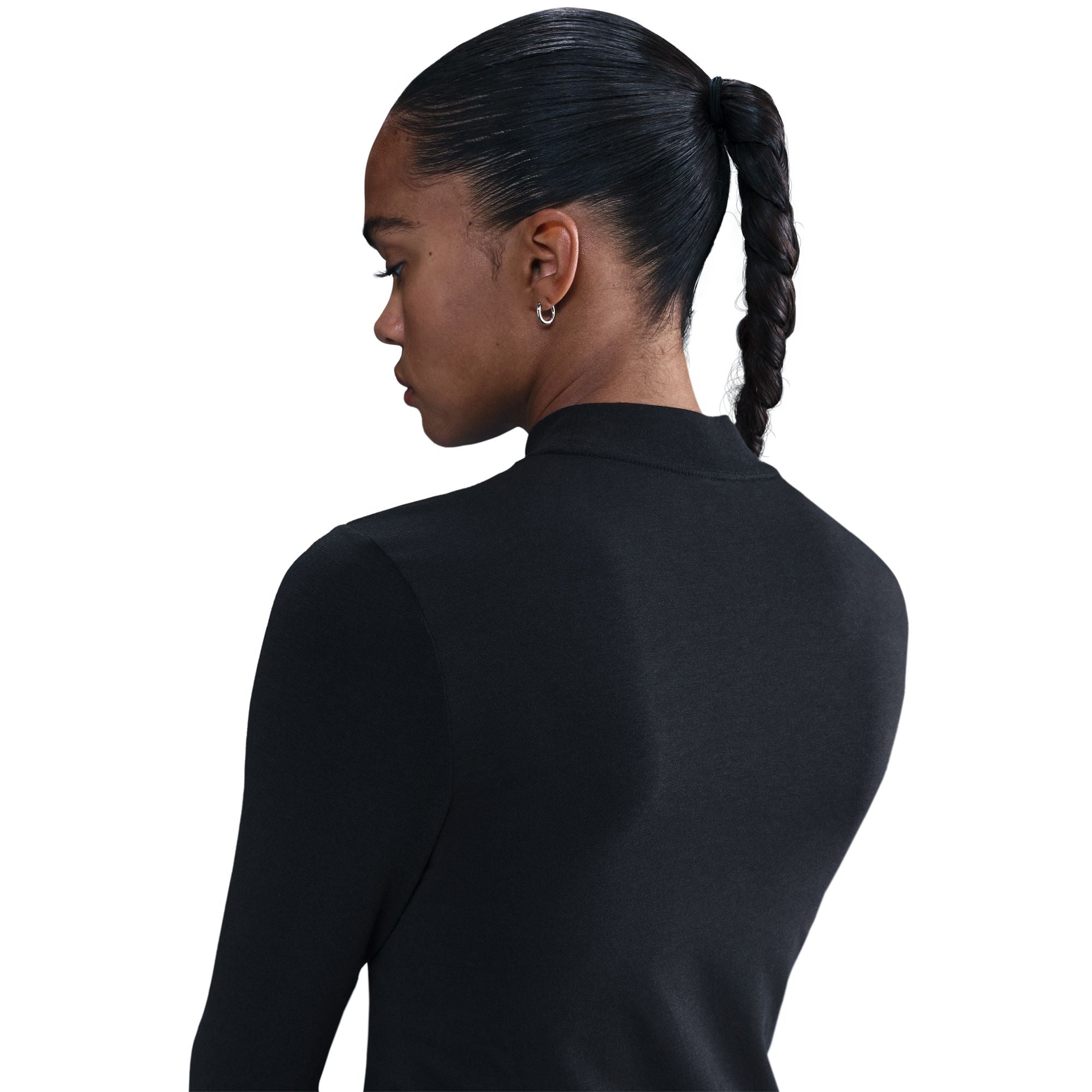 SLIM LONG SLEEVE MOCK NECK חולצת טי