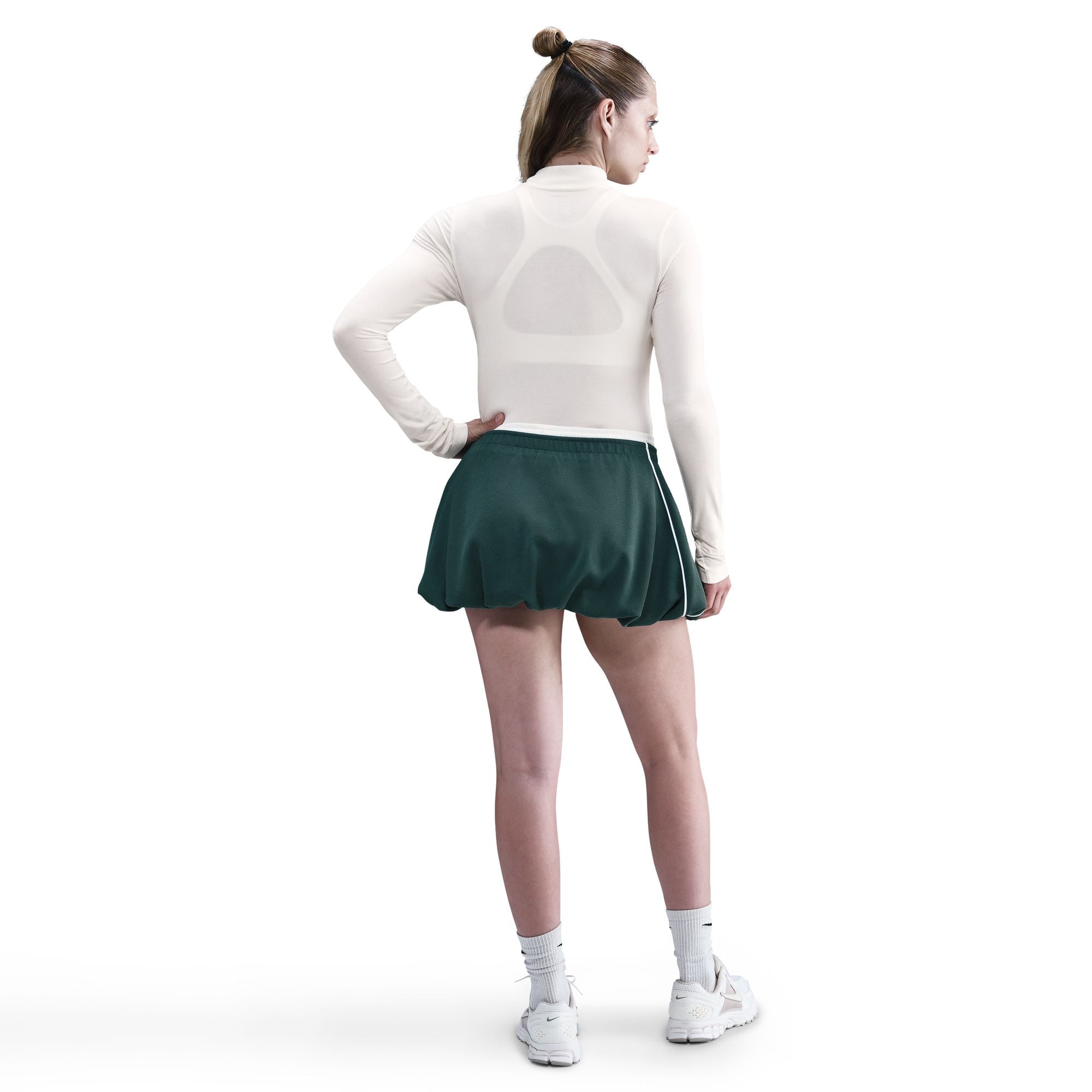 SLIM LONG SLEEVE MOCK NECK חולצת טי