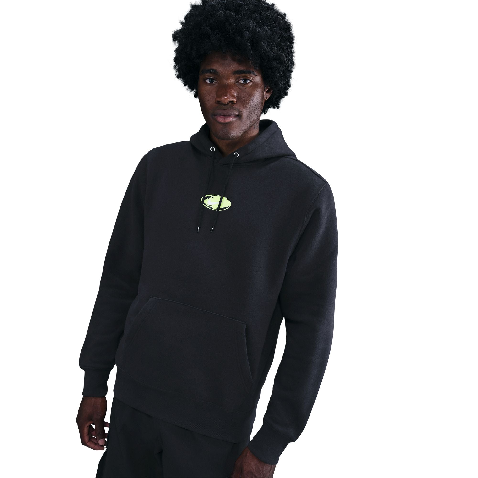 FLEECE PULLOVER סווטשירט עם קפוצ'ון