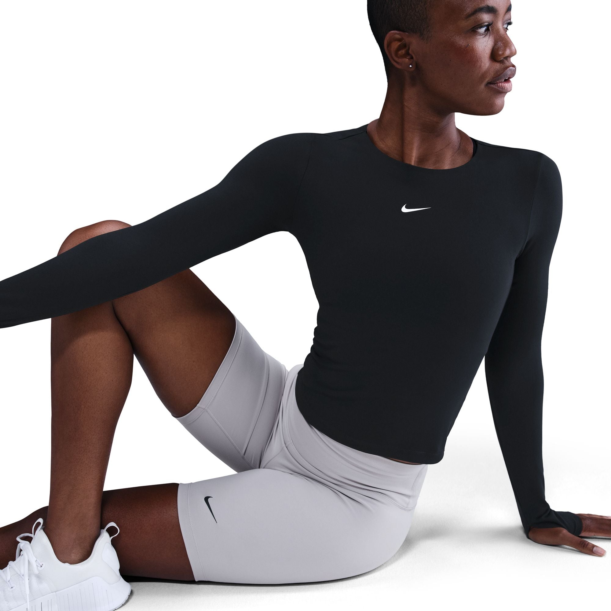 LONG SLEEVE FITTED חולצת טי