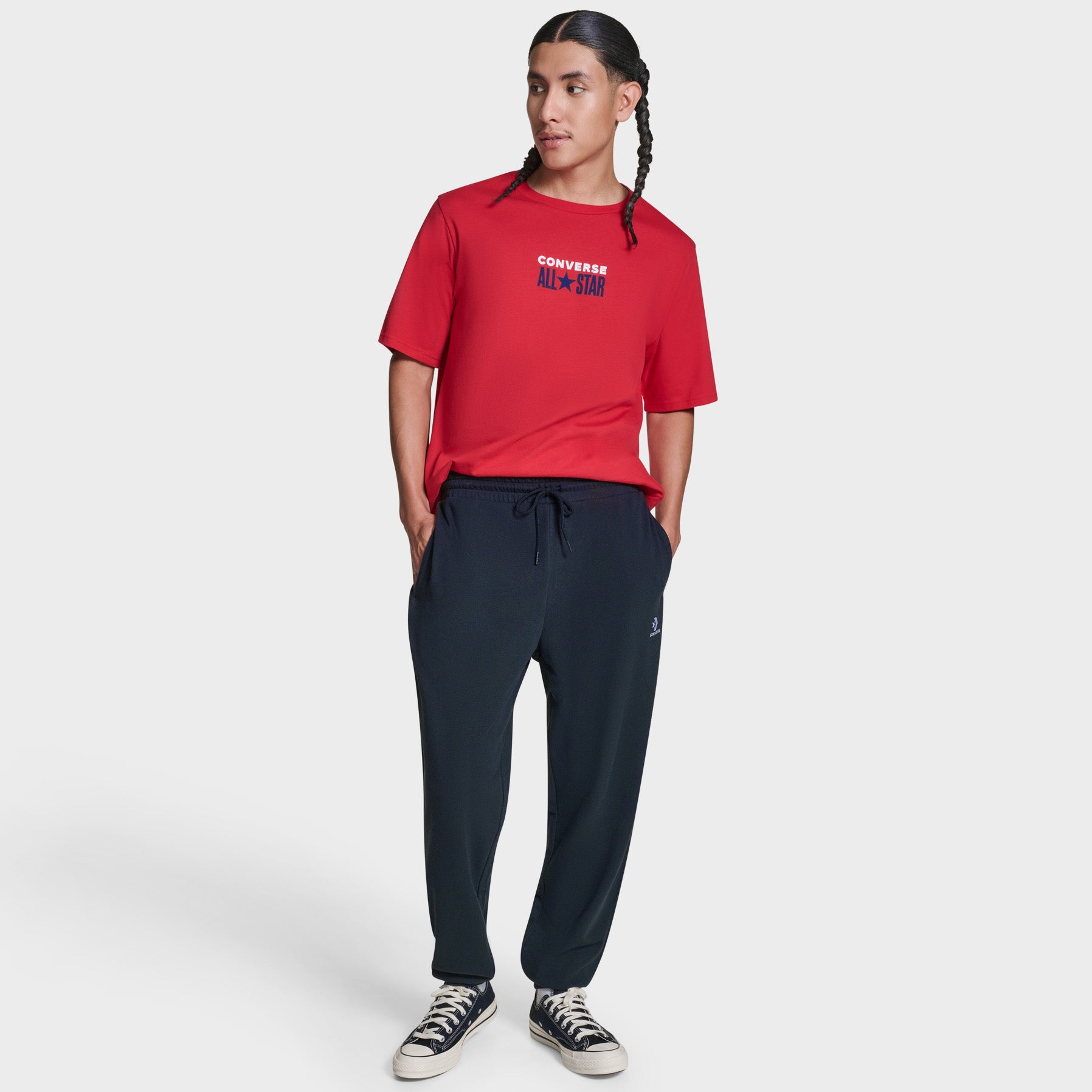 STANDARD FIT STAR CHEVRON מכנסיים ארוכים