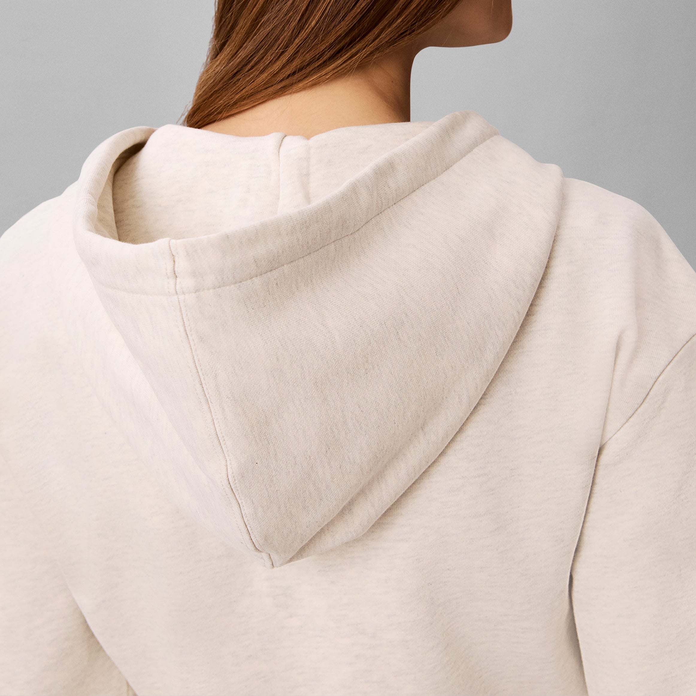 LS TERRY LOGO WAIST CROPPED סווטשירט