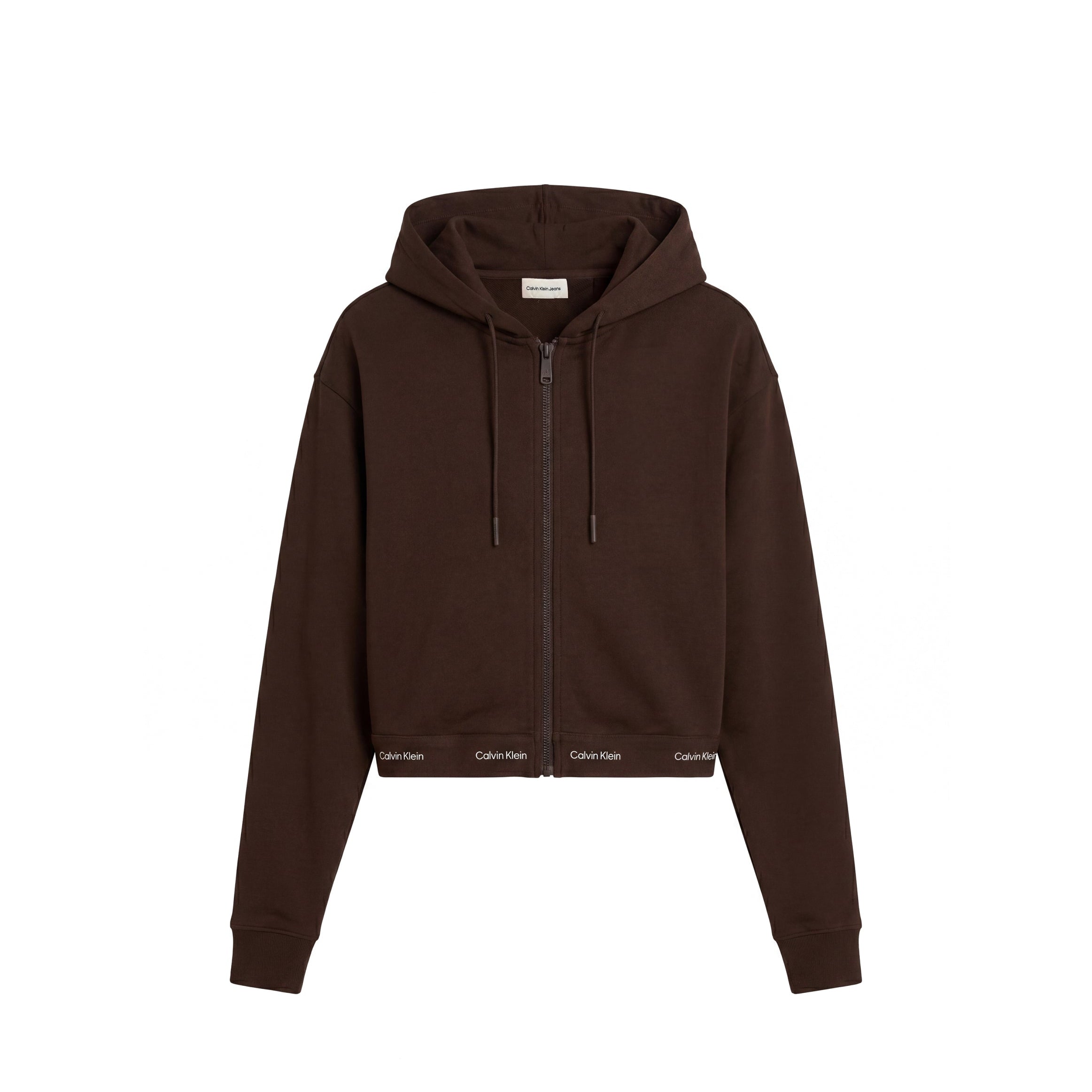 LS TERRY LOGO WAIST CROPPED סווטשירט