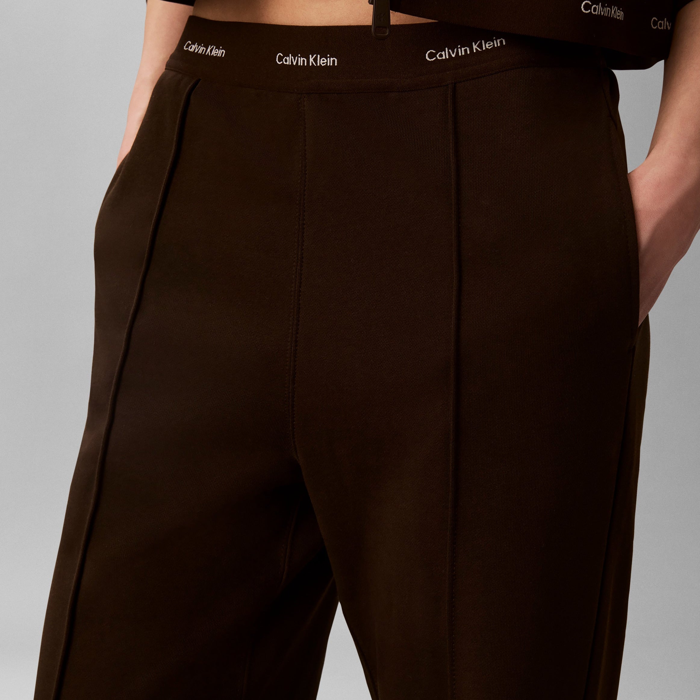 TERRY WAISTBAND TRACK מכנס ארוך