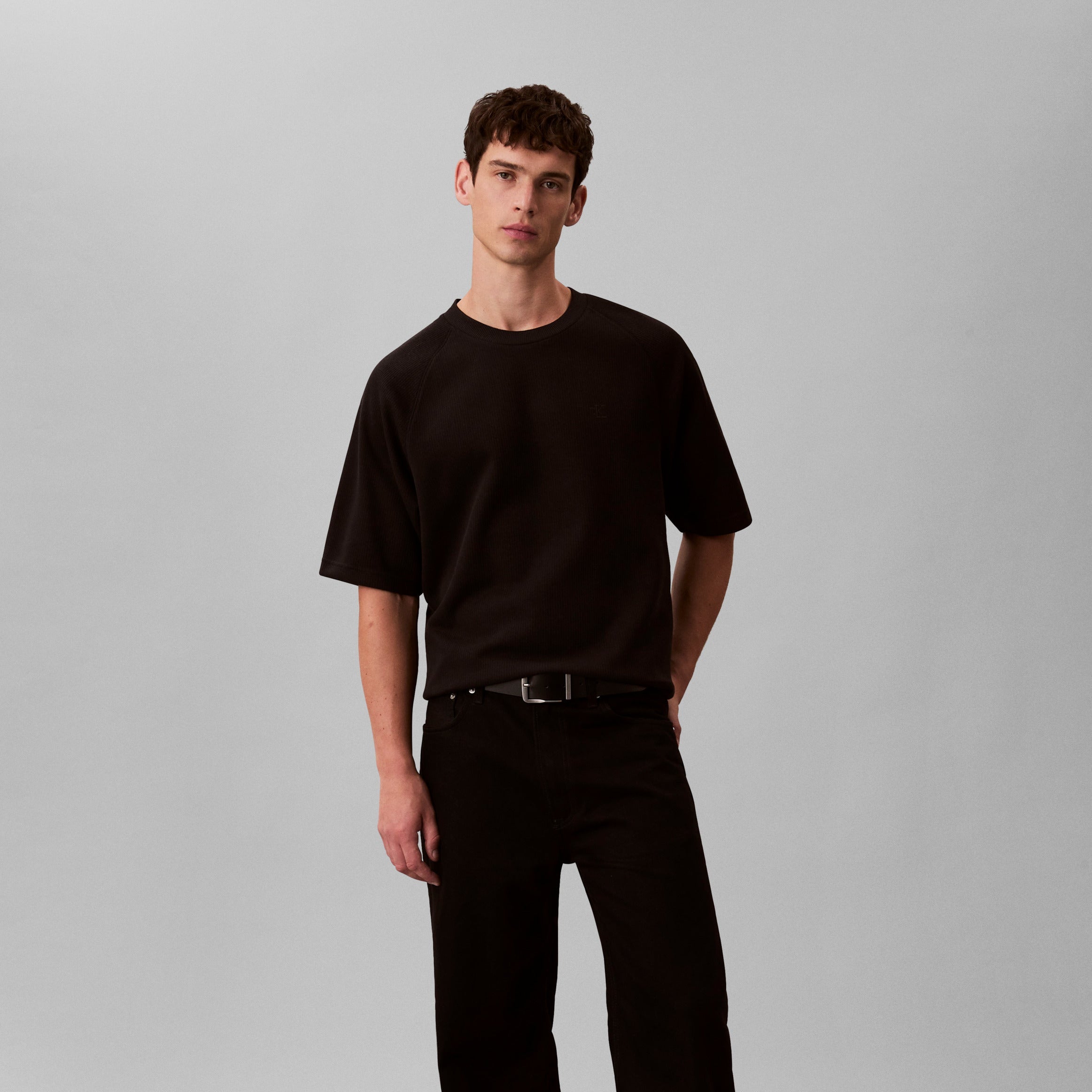 COZY FLATBACK RIB SS RELAXED T טישרט
