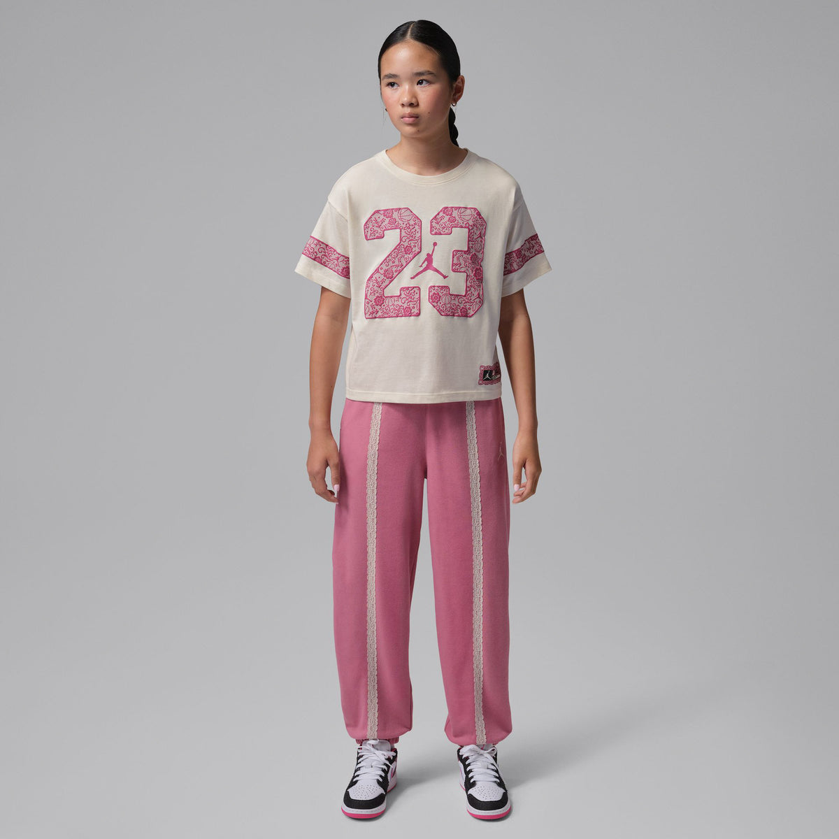 Jordan Floral Lace טישרט