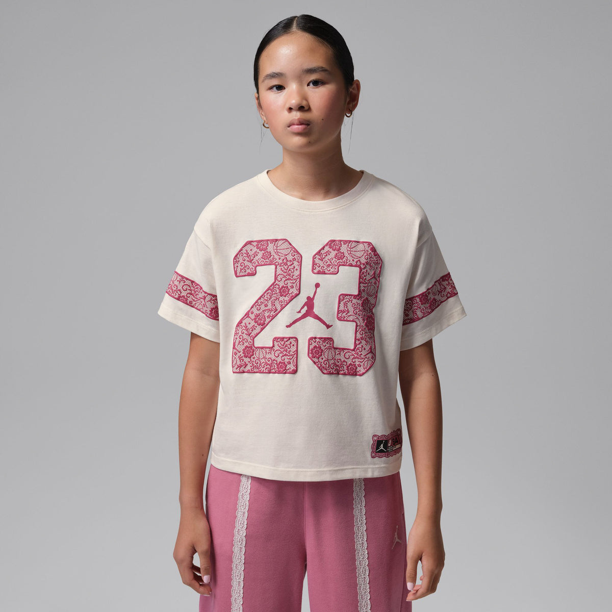 Jordan Floral Lace טישרט