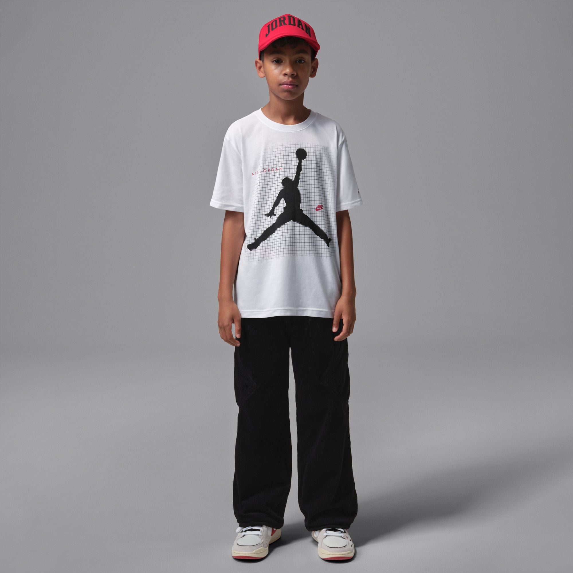JUMPMAN GRID BLUR טישרט