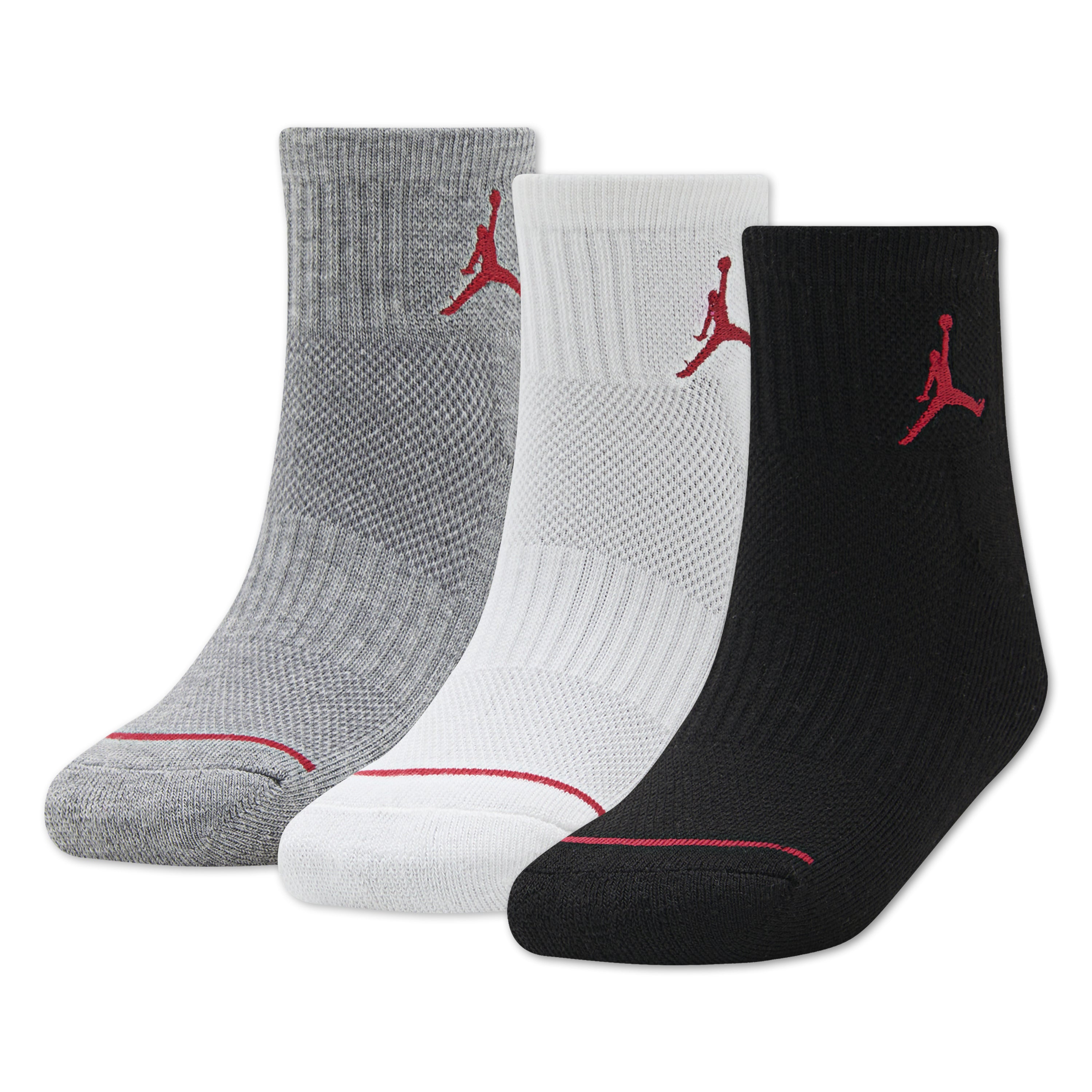 JORDAN JUMPMAN QUARTER 3PK גרביים