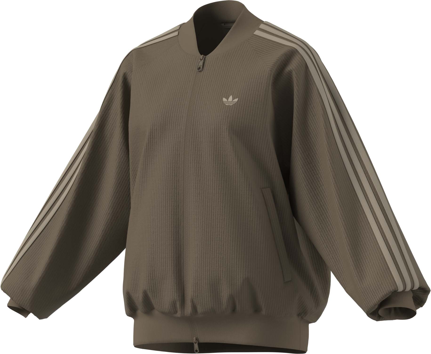 Corduroy Oversized Track Top ג'קט