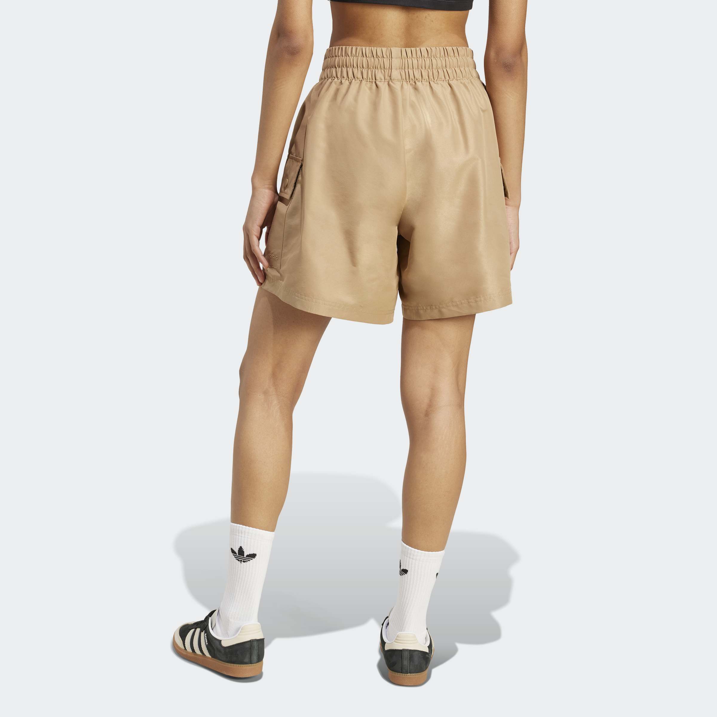 High-Waist Cargo מכנסיים קצרים