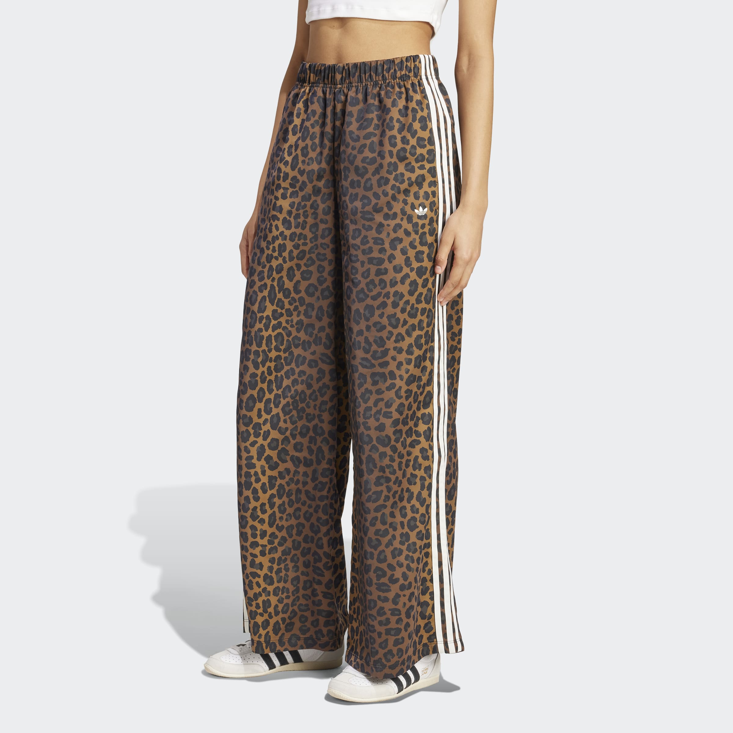Satin Leopard מכנסי פרינט