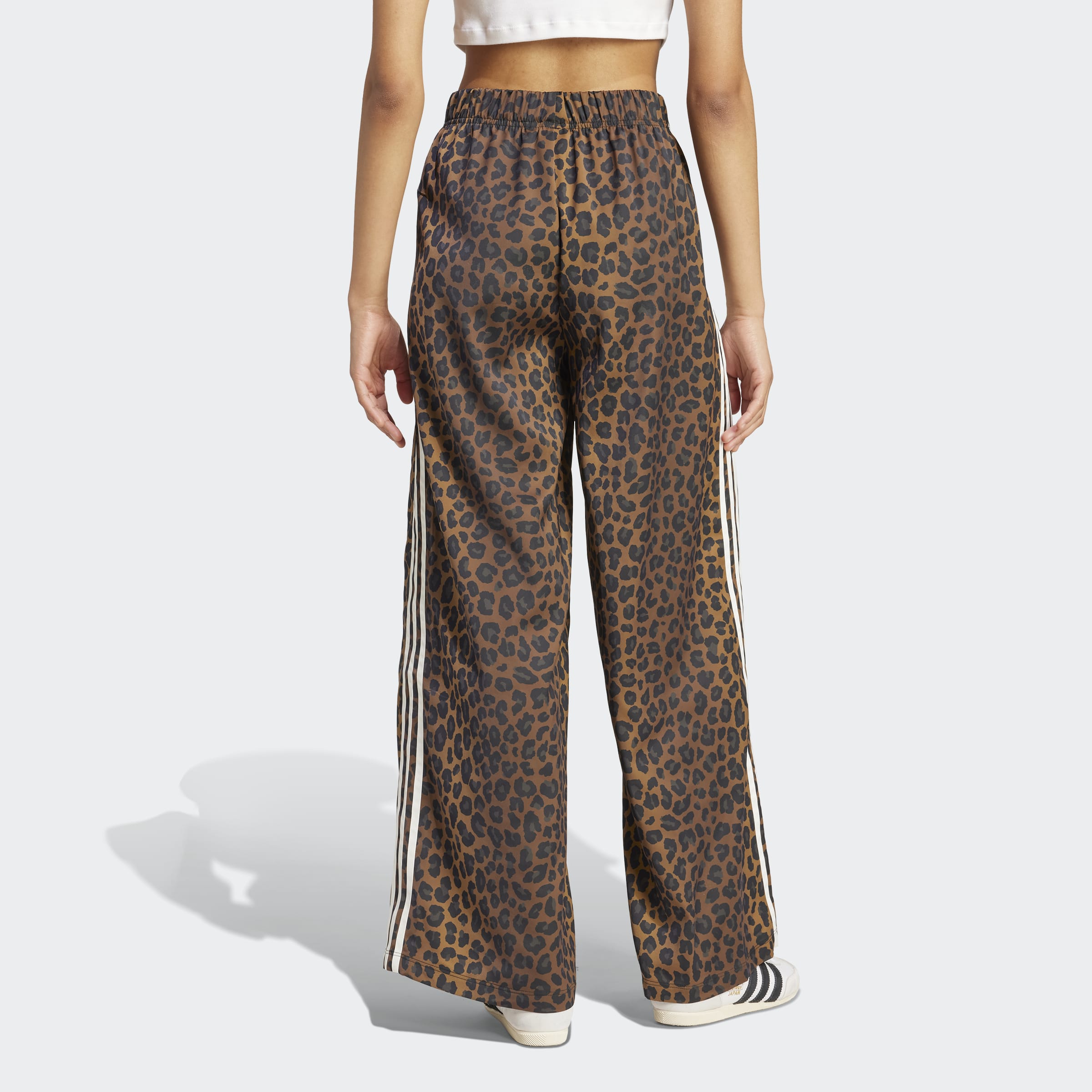 Satin Leopard מכנסי פרינט