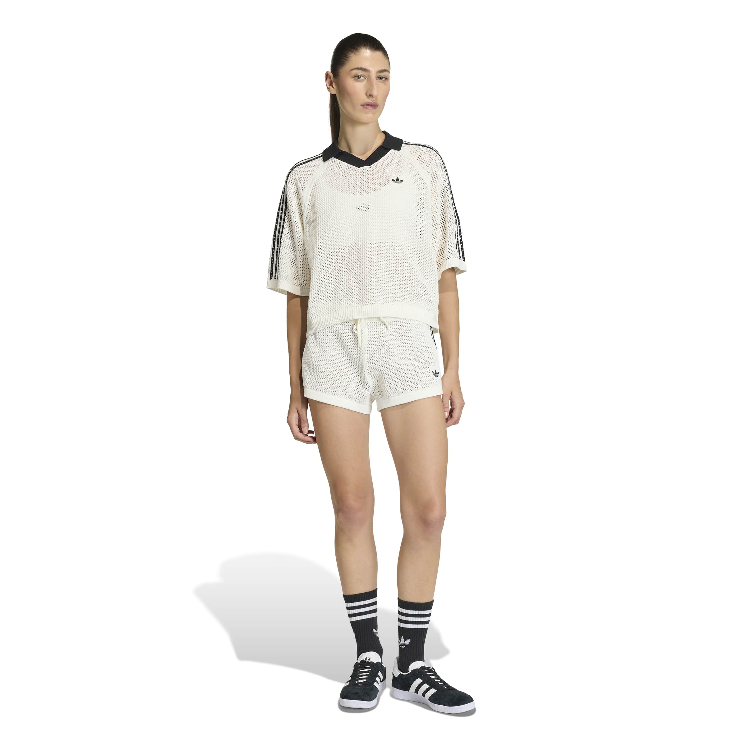 CROCHET POLO טישרט