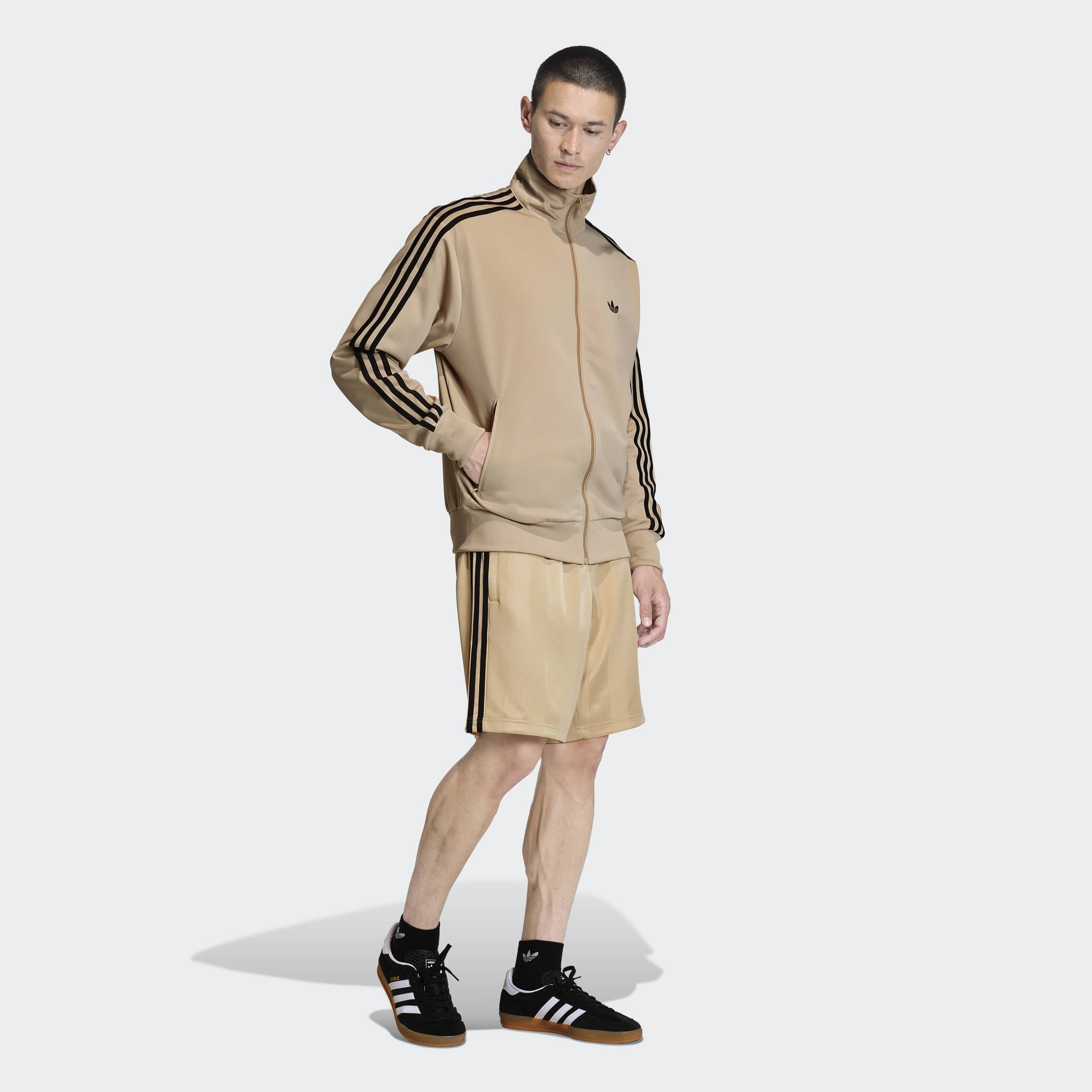 Stripes Loose Engineered מכנסיים קצרים