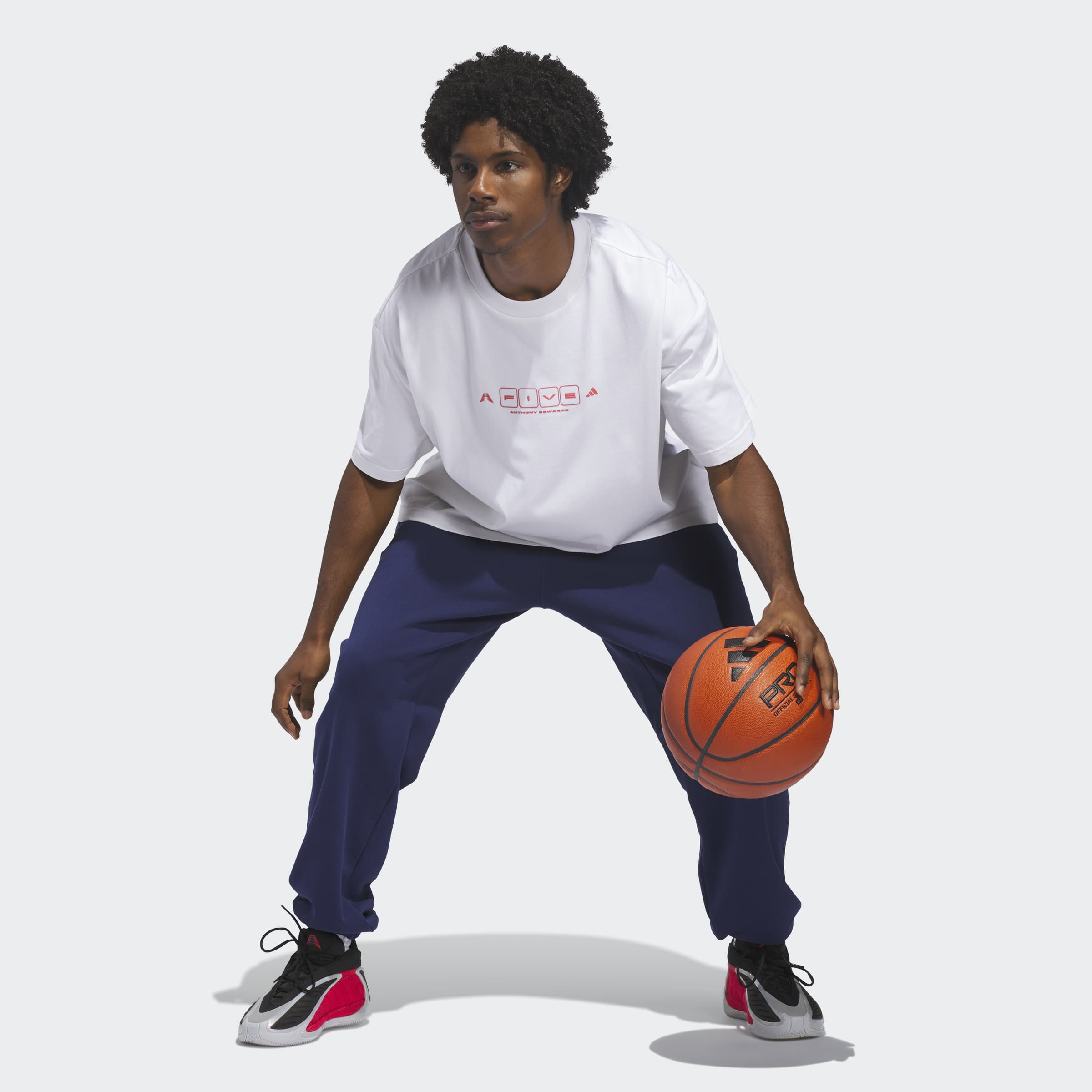 ANTHONY EDWARDS WORLD OF 5 חולצת טי