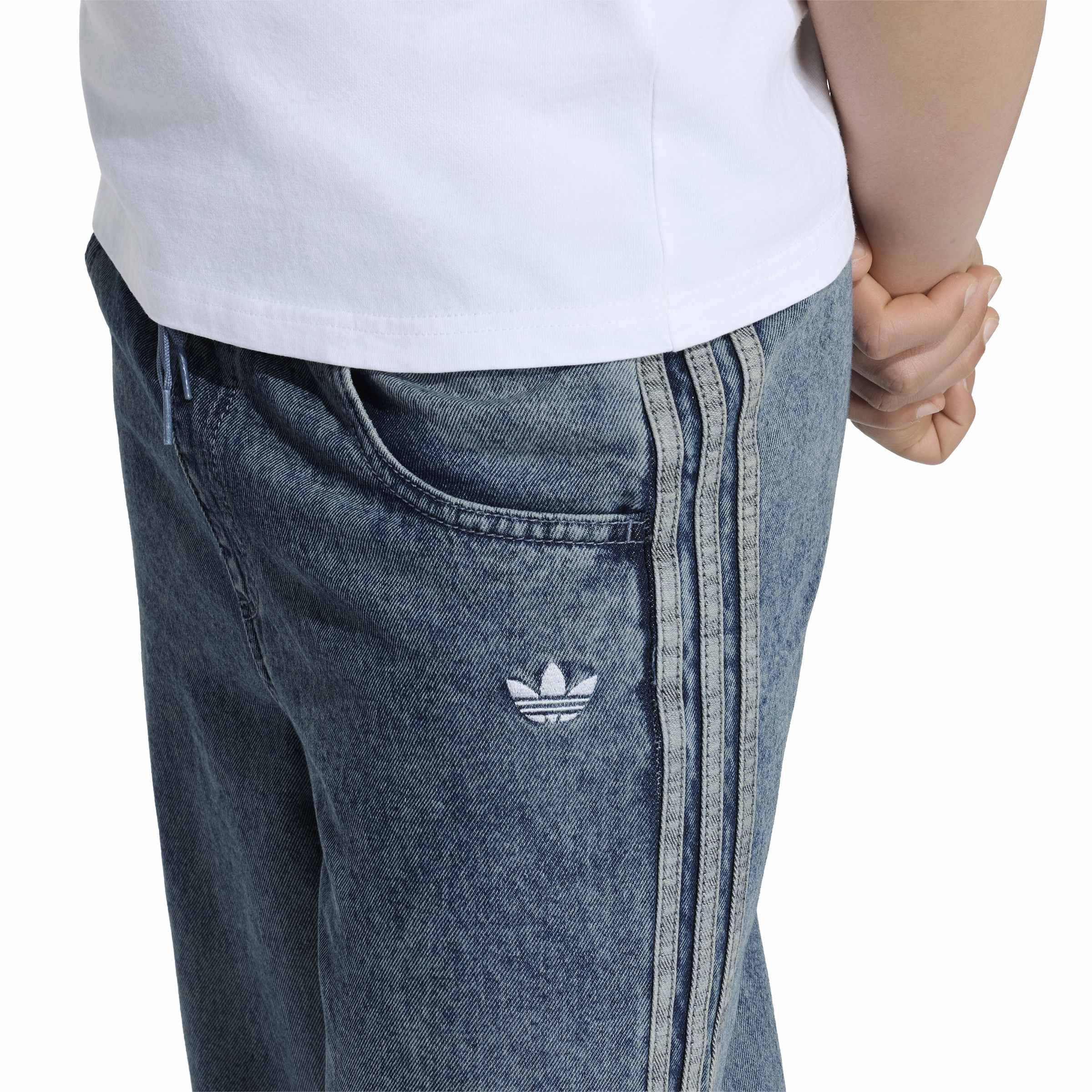 Firebird Loose Denim Tracksuit Bottoms מכנס ארוך