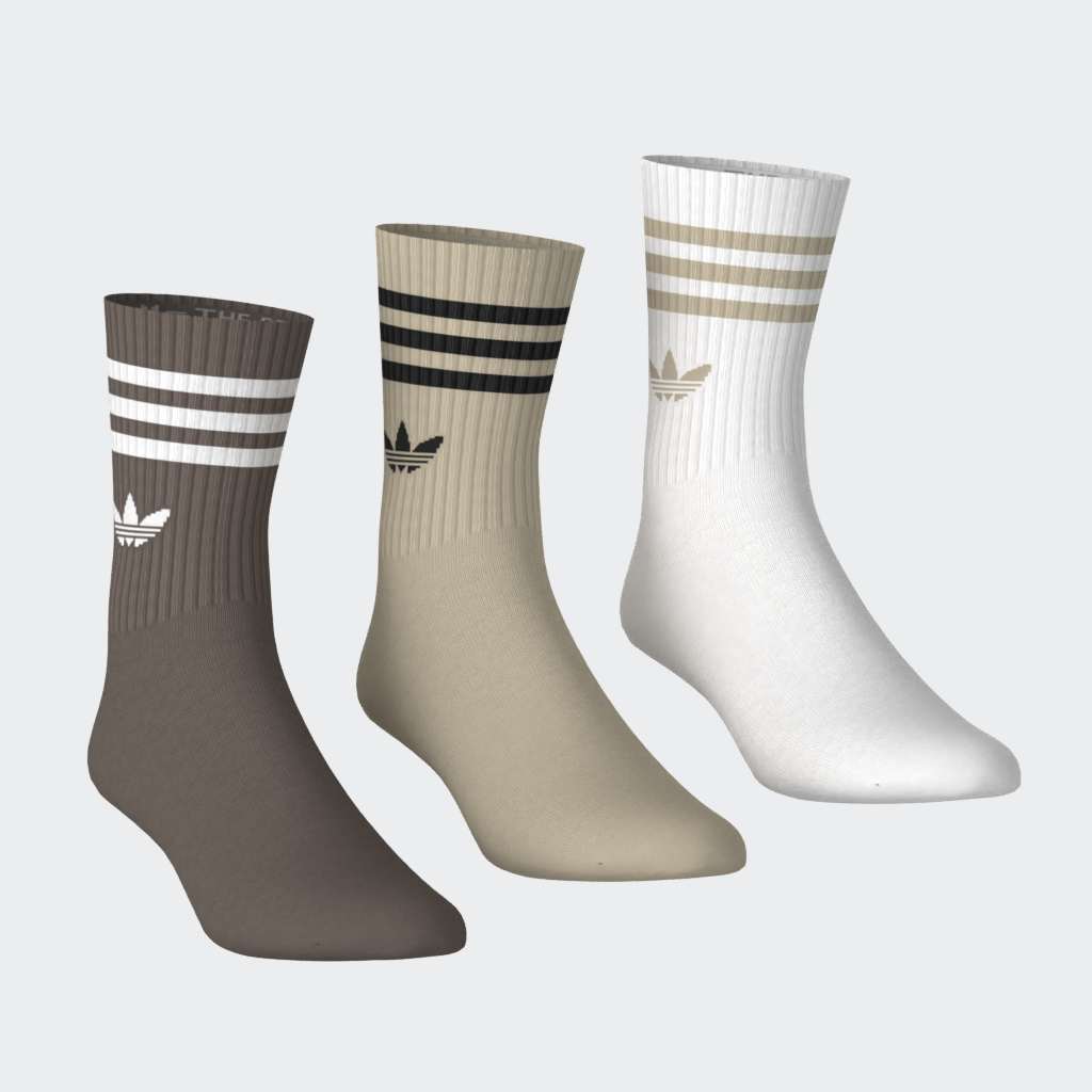 3 STRIPES CREW שלושה זוגות גרבי