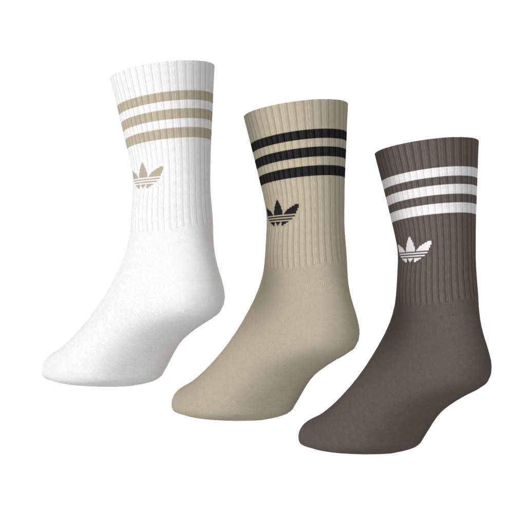 3 STRIPES CREW שלושה זוגות גרבי