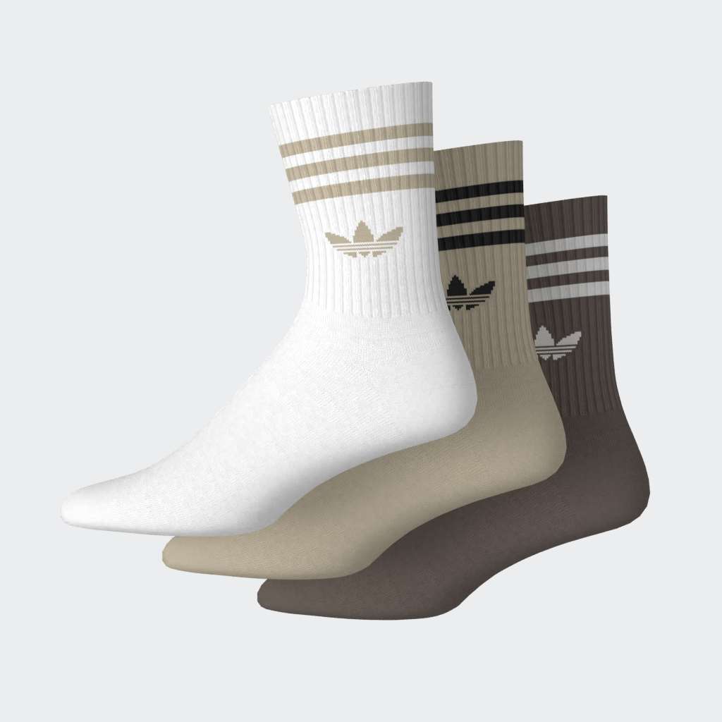 3 STRIPES CREW שלושה זוגות גרבי