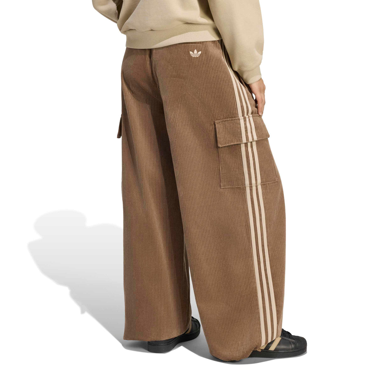 Corduroy 3-Stripes Cargo מכנס ארוך