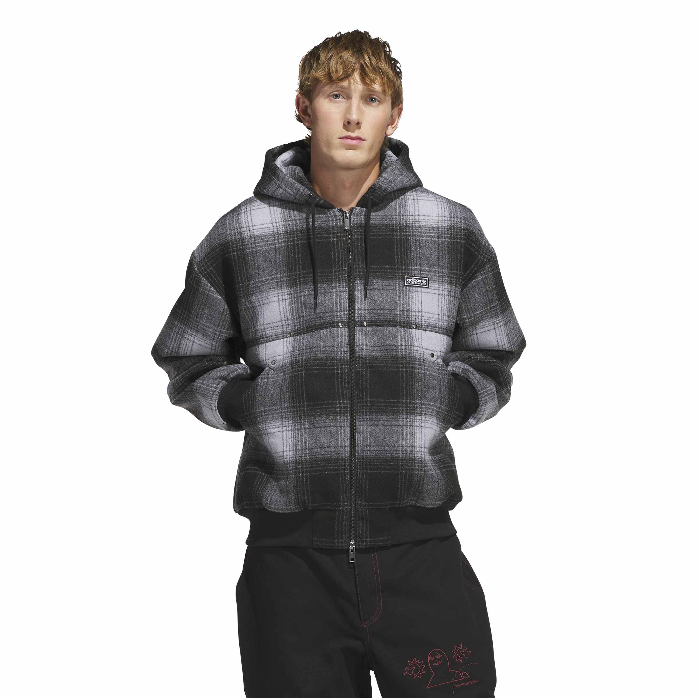 Skateboarding x Mark Gonzales Plaid ג'קט