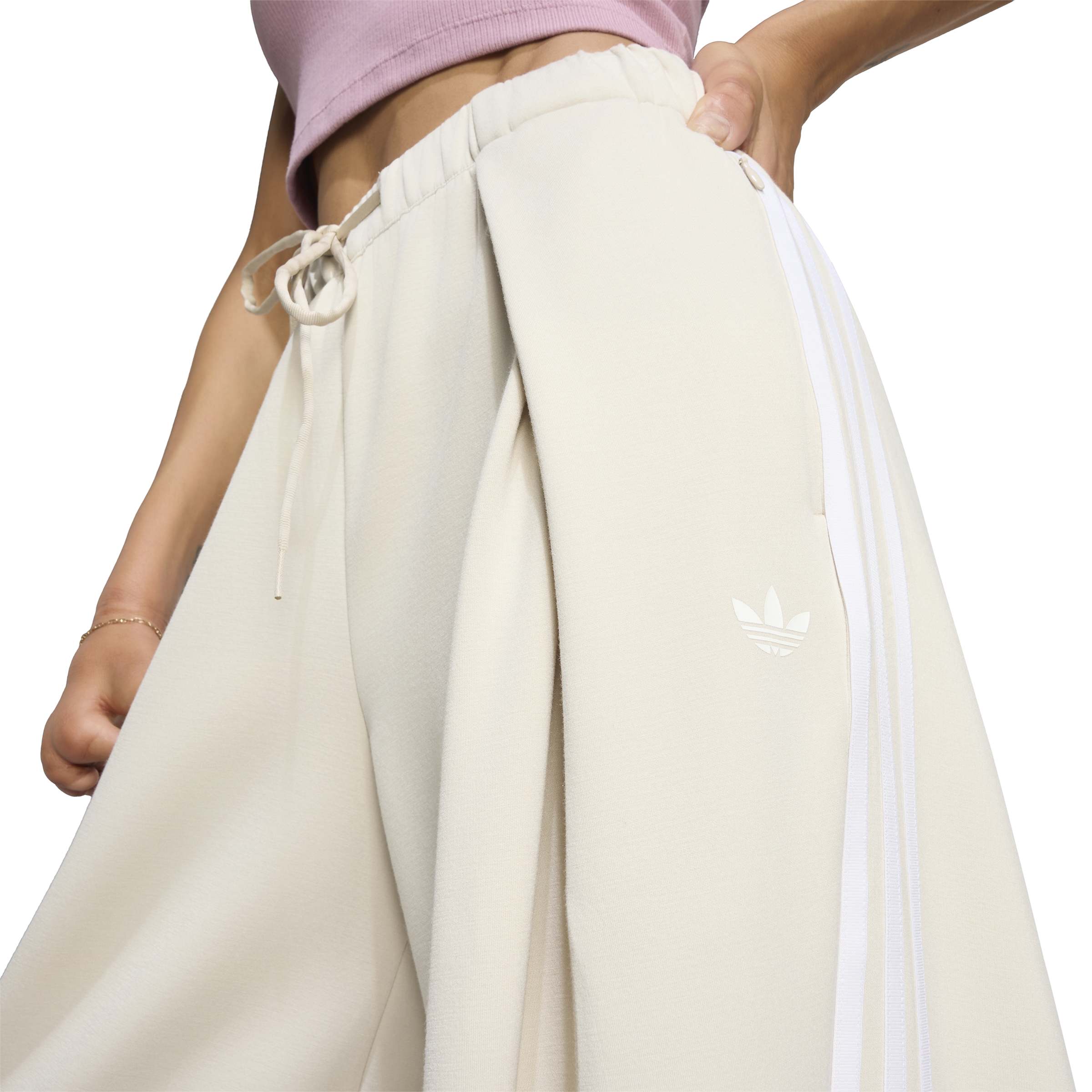 Pleated מכנס ארוך