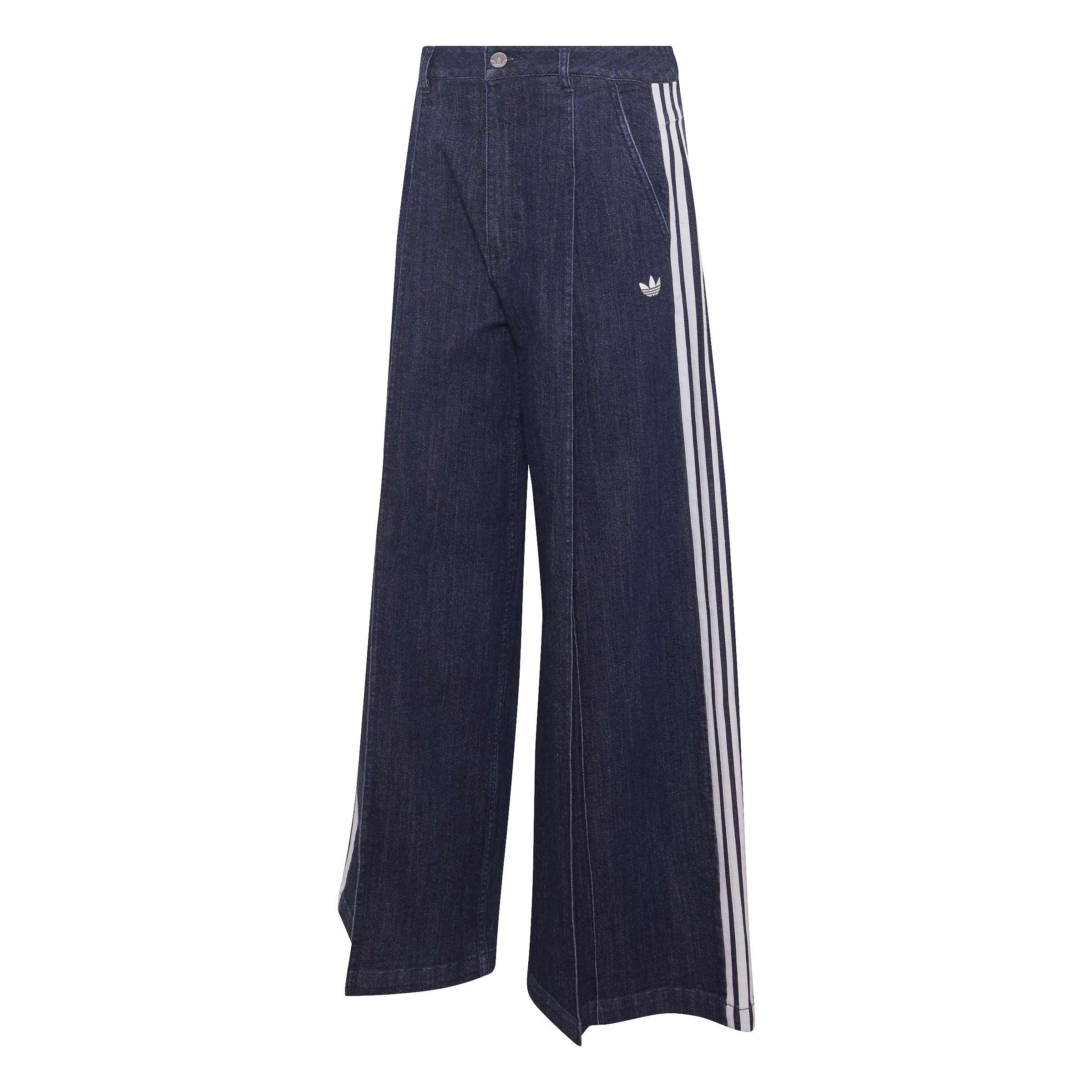 Denim Pleats מכנס ארוך