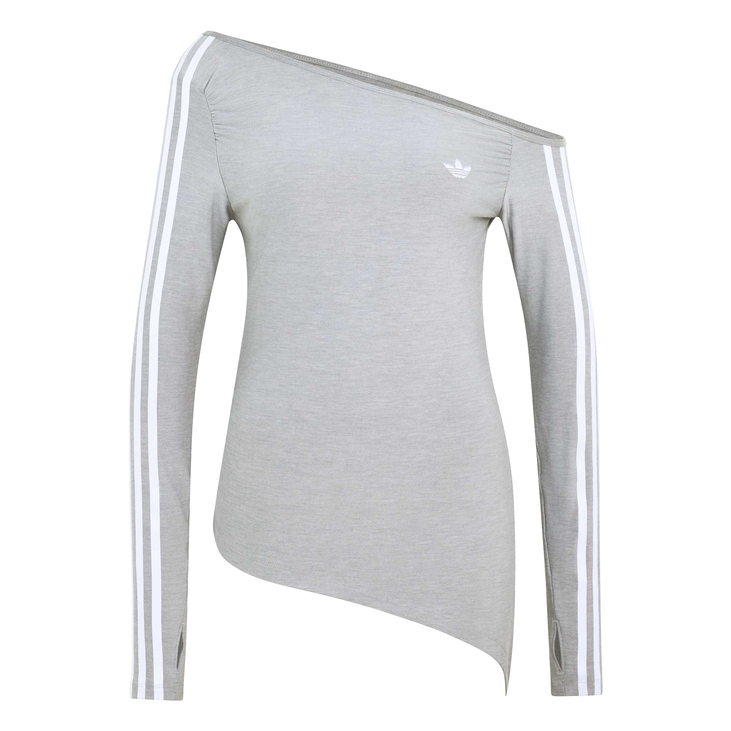 One-Shoulder Asymmetric חולצה ארוכה