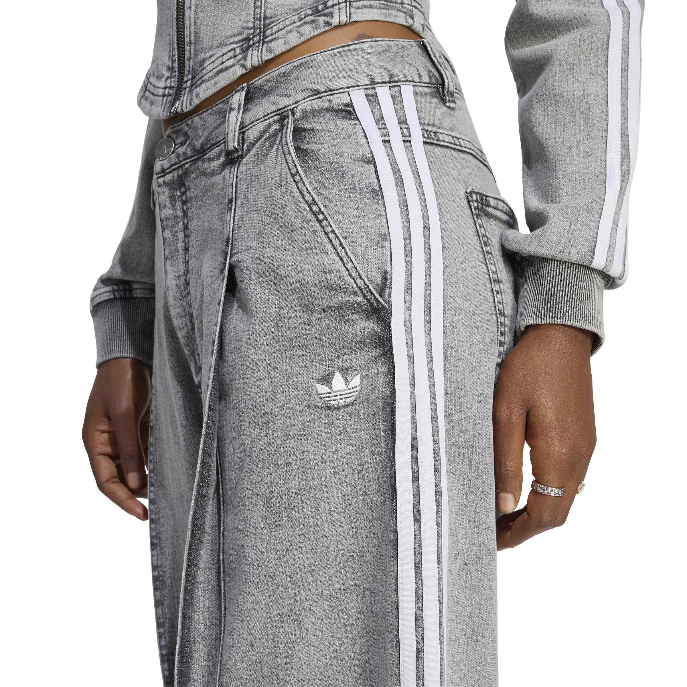 Denim Pleats מכנס ארוך
