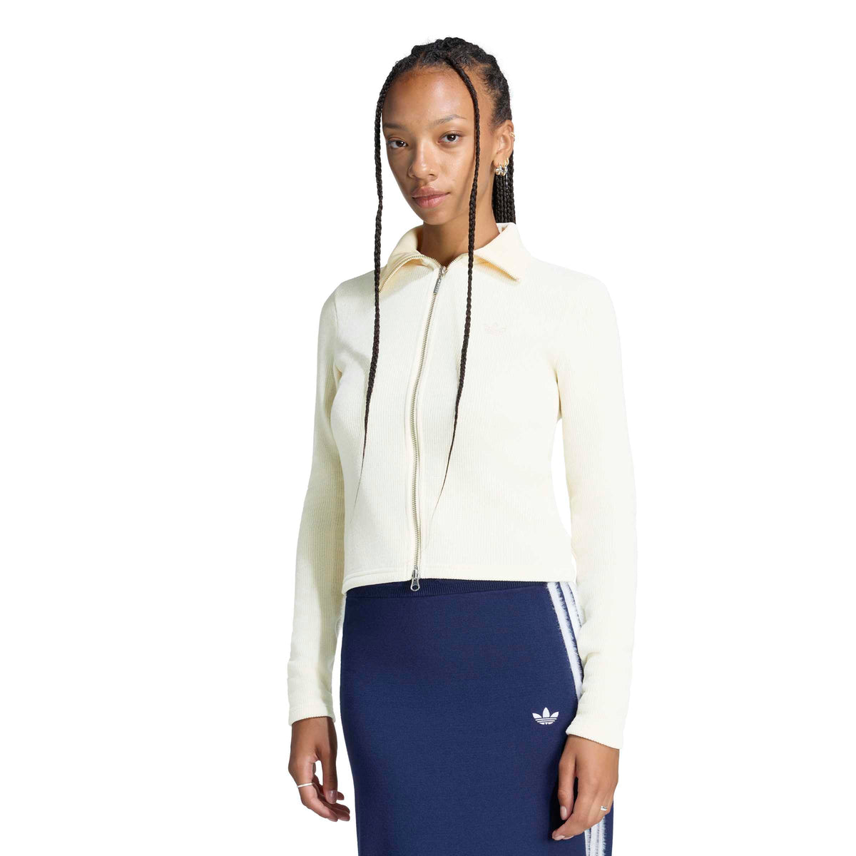 Prem Ess Chenille Zip Up קרדיגן