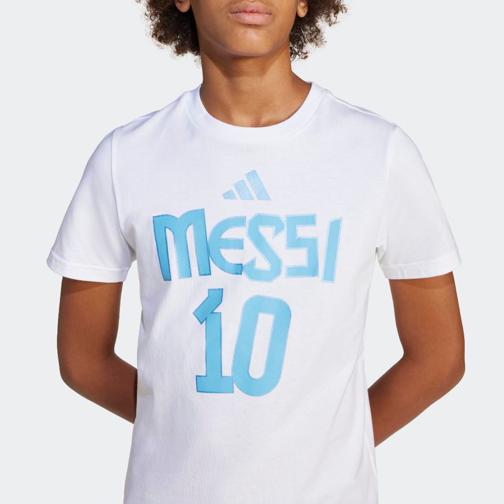 Messi Name and Number Graphic חולצת