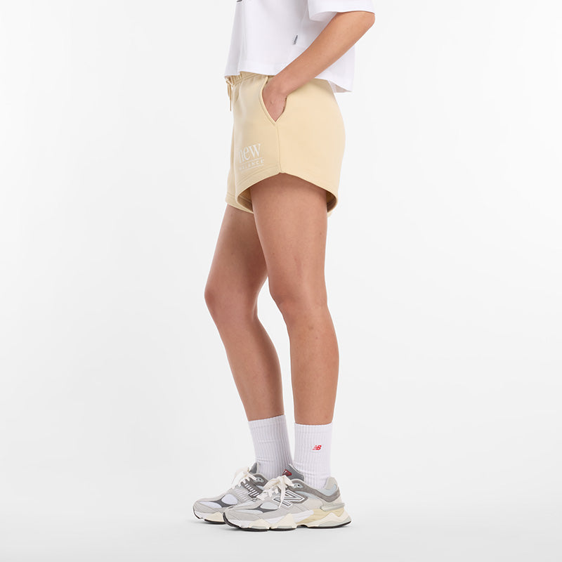drawstring fleece short מכנסיים קצרים