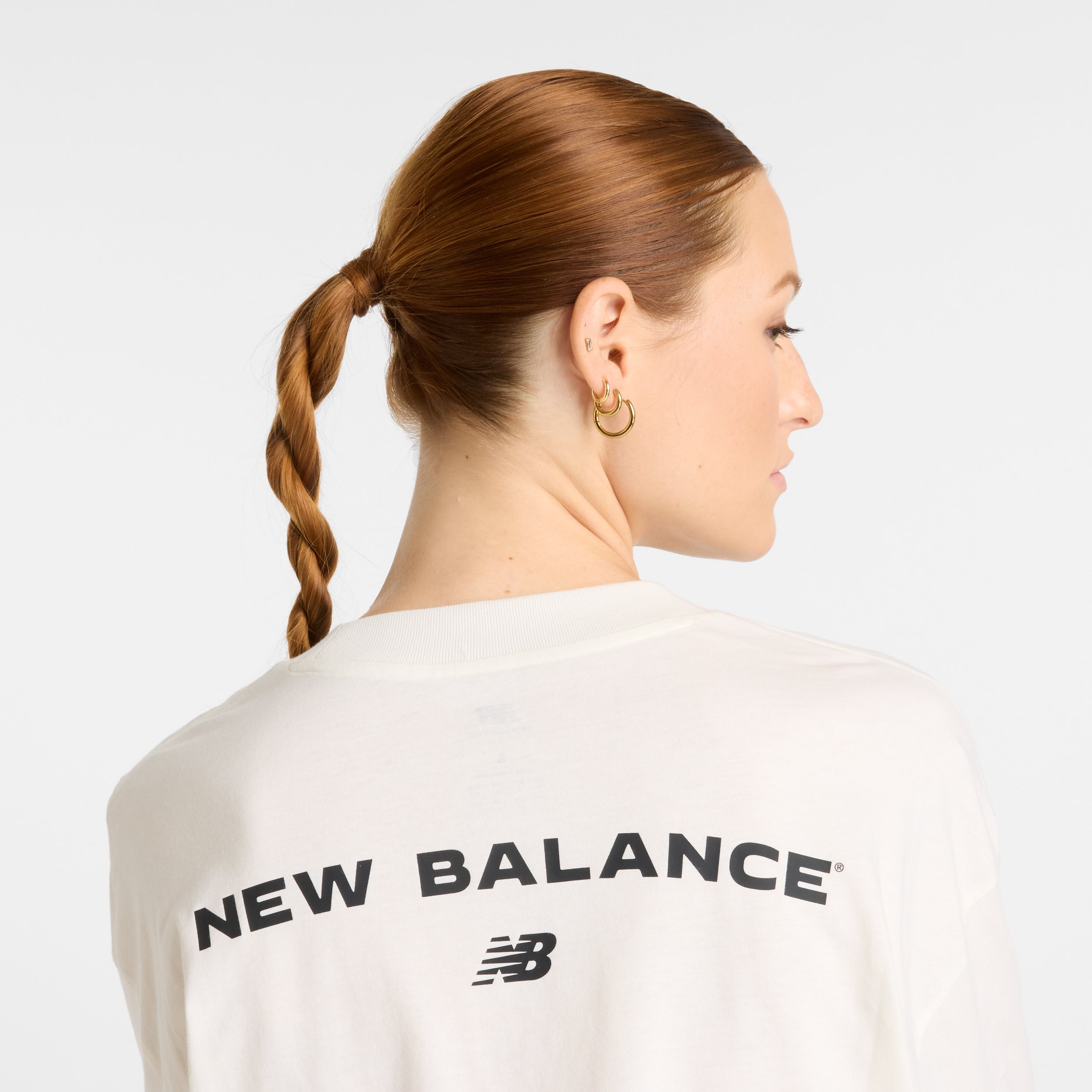 Reimagined Oversized טישרט קרופ