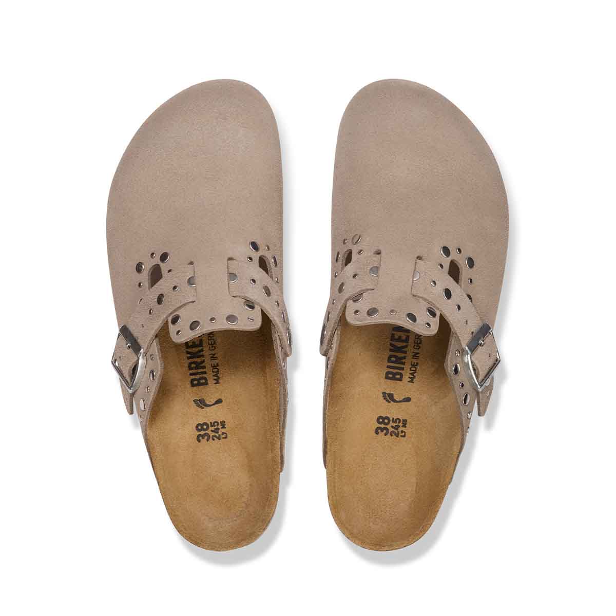 BOSTON RIVET BORDER TAUPE כפכף