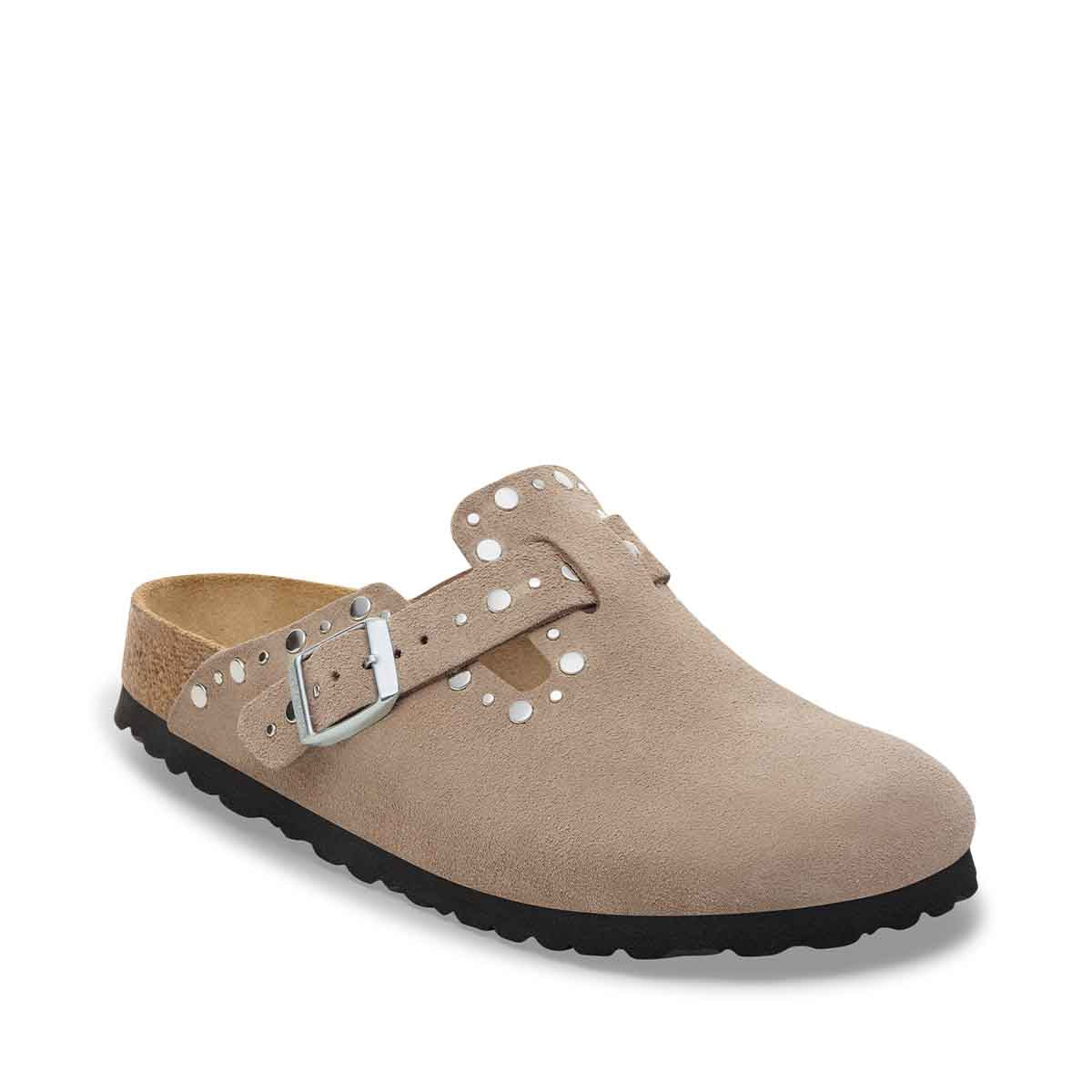 BOSTON RIVET BORDER TAUPE כפכף