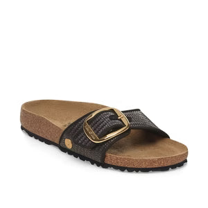 Madrid Big Buckle Raffia כפכפים