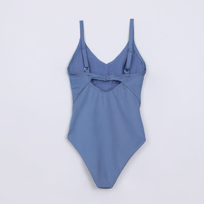 V Neck One Piece בגד ים
