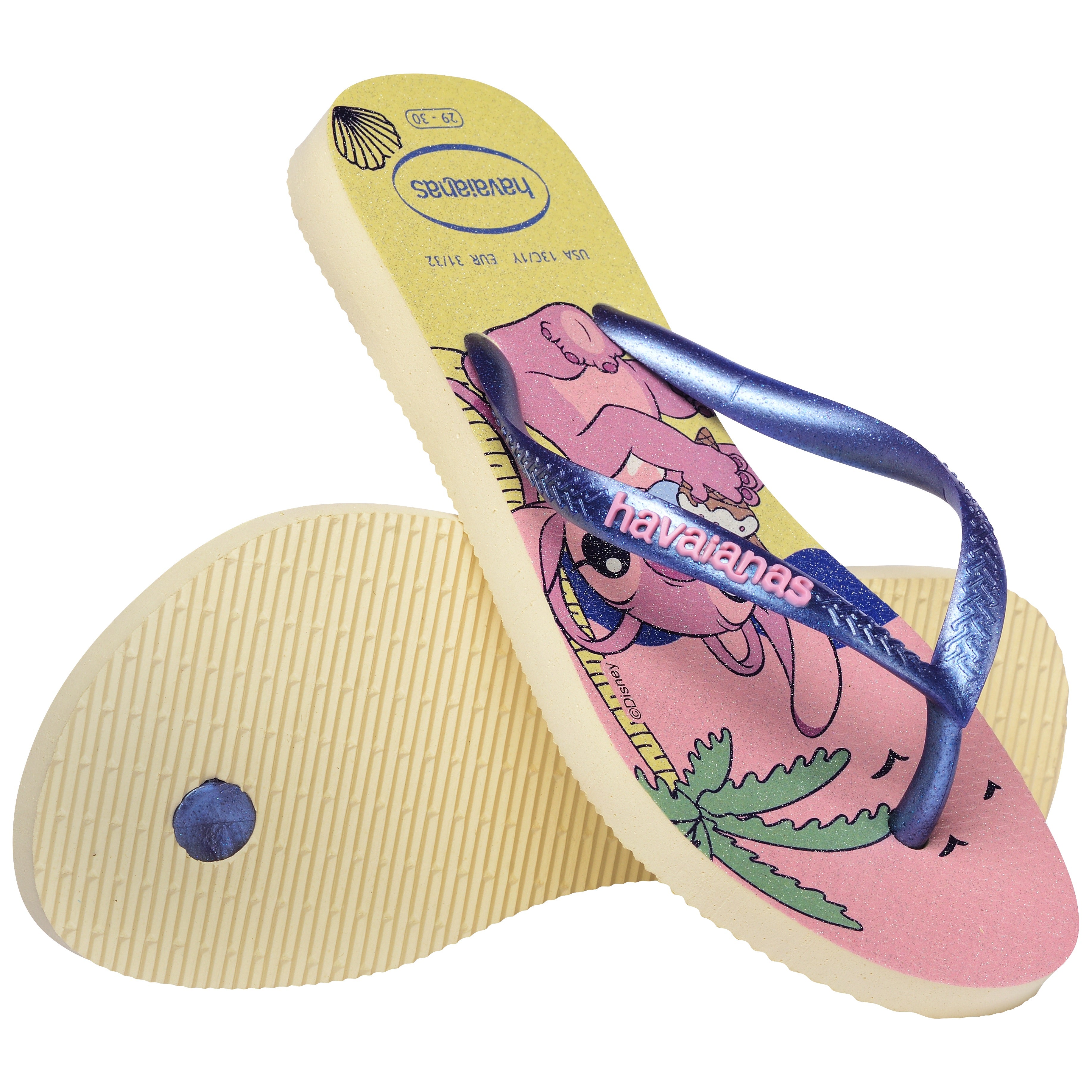 KIDS SLIM DISNEY CREAM כפכפי