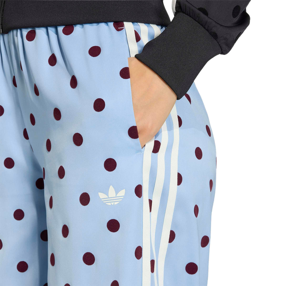 SATIN POLKA DOTS  מכנסיים ארוכים